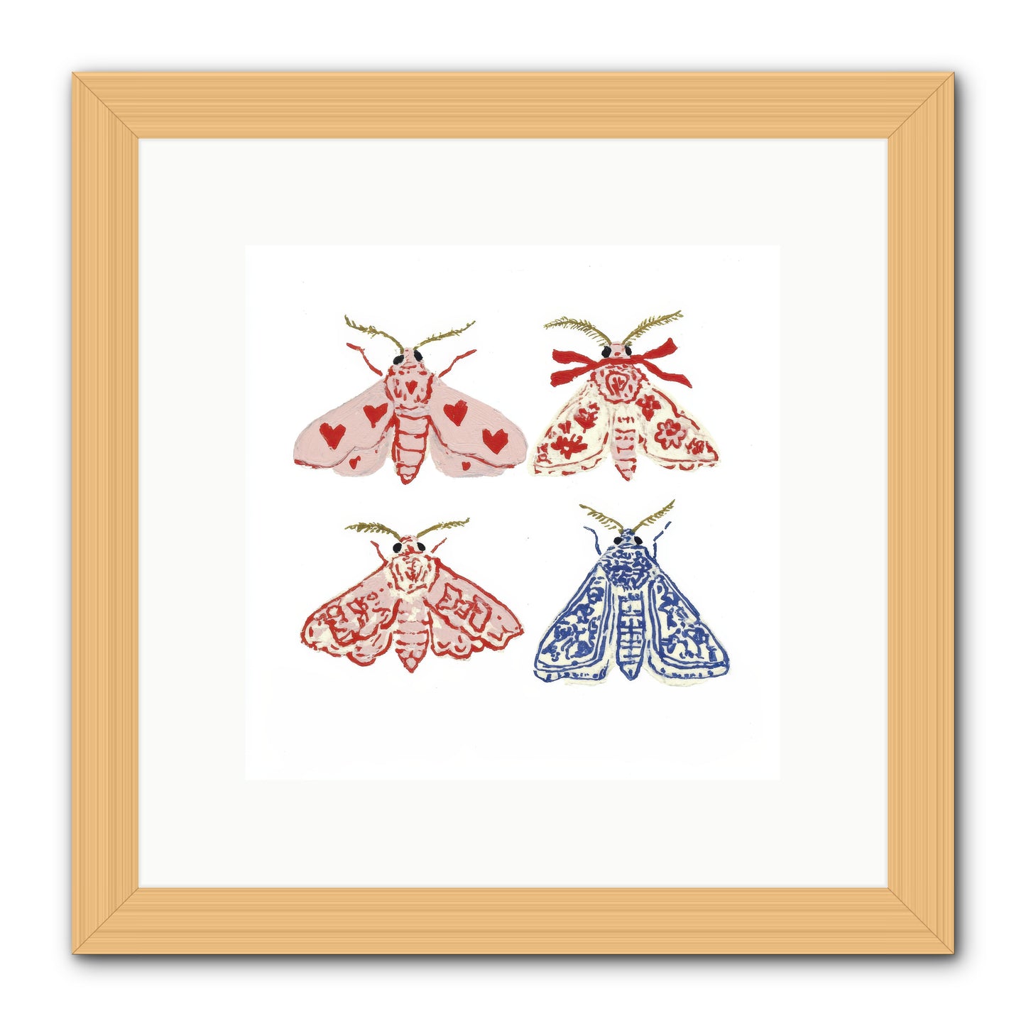 In The Language Only They Knew -- Framed Print - Natural 10x10