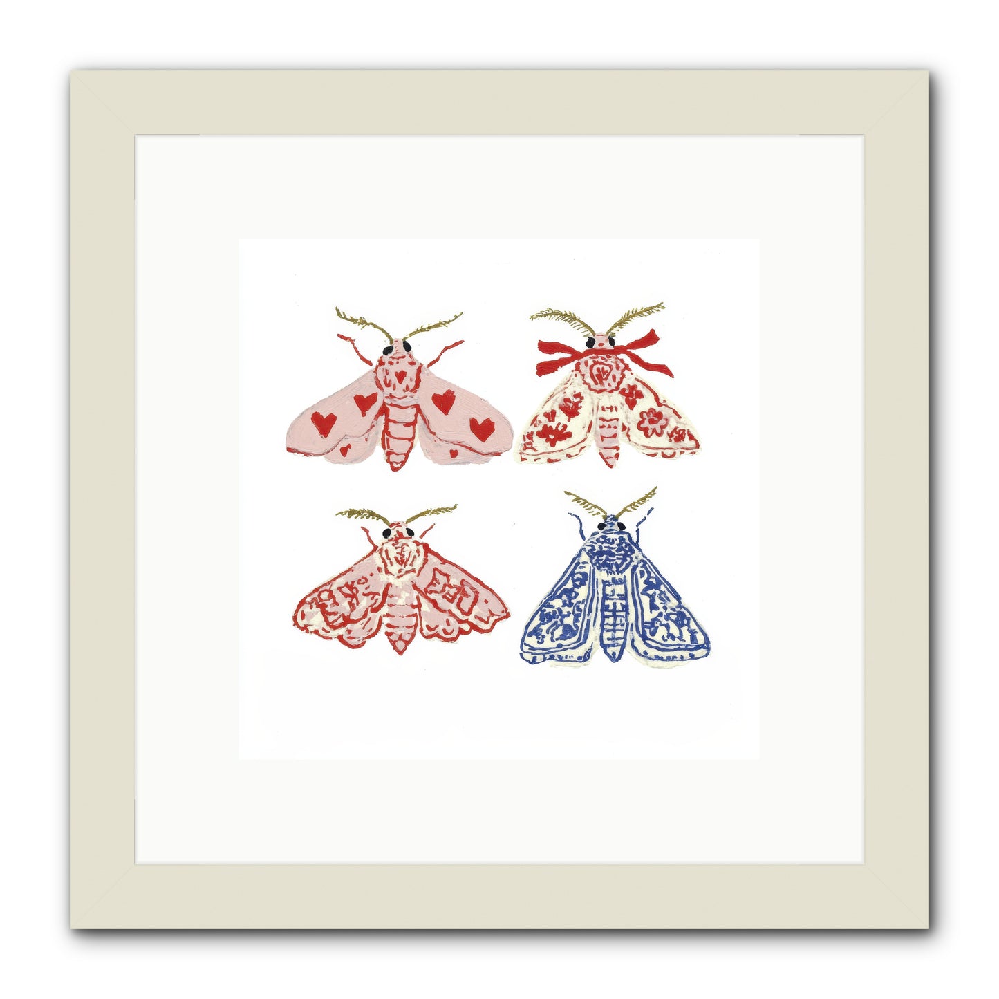 In The Language Only They Knew -- Framed Print - White 10x10
