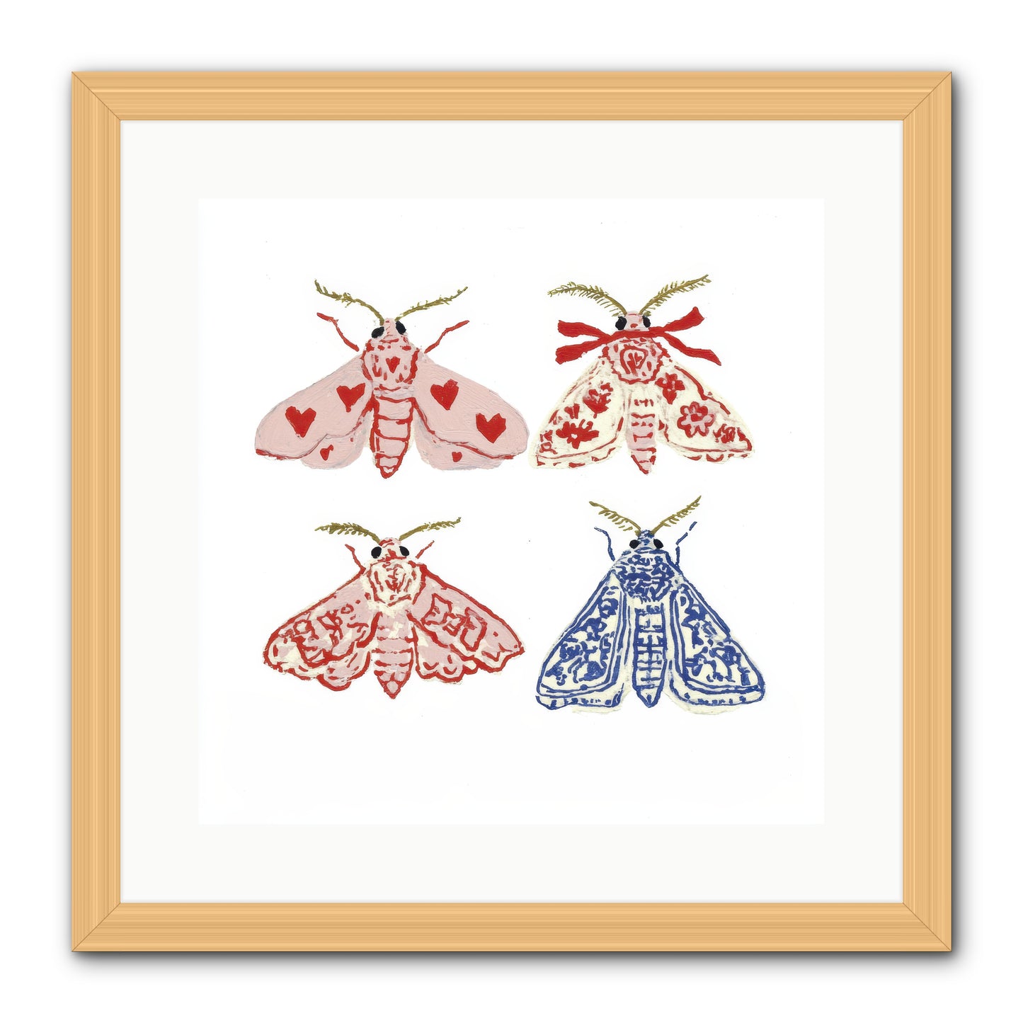 In The Language Only They Knew -- Framed Print - Natural 16x16