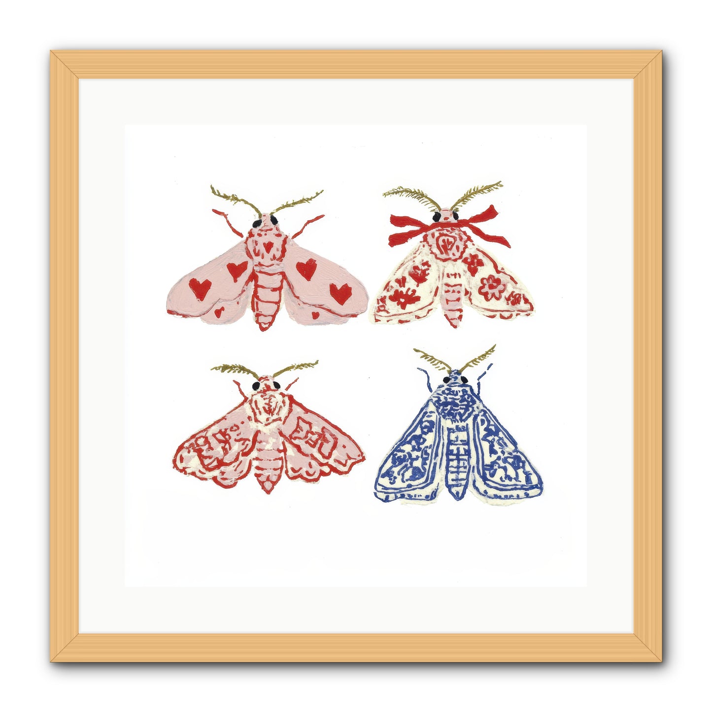 In The Language Only They Knew -- Framed Print - Natural 20x20
