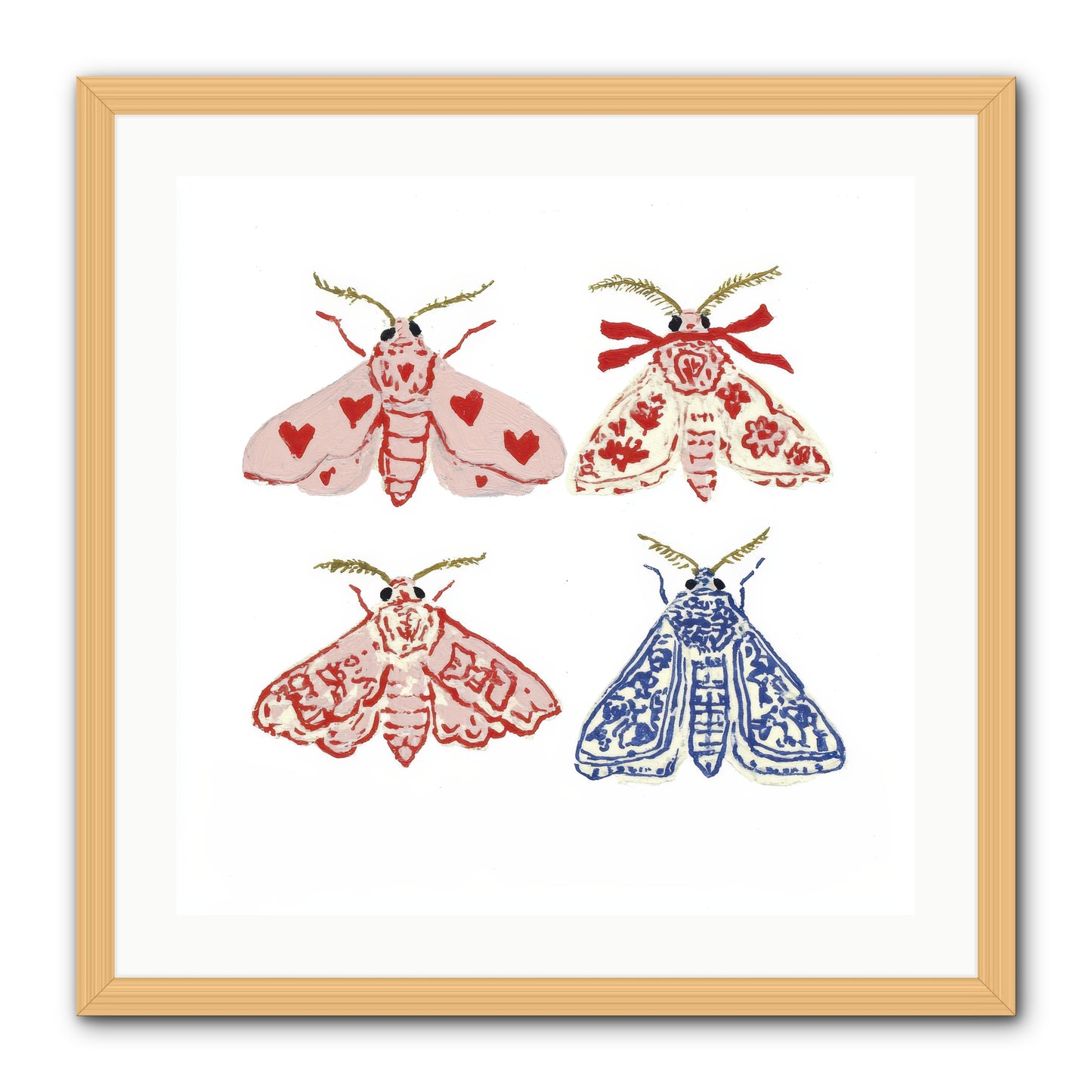 In The Language Only They Knew -- Framed Print - Natural 24x24