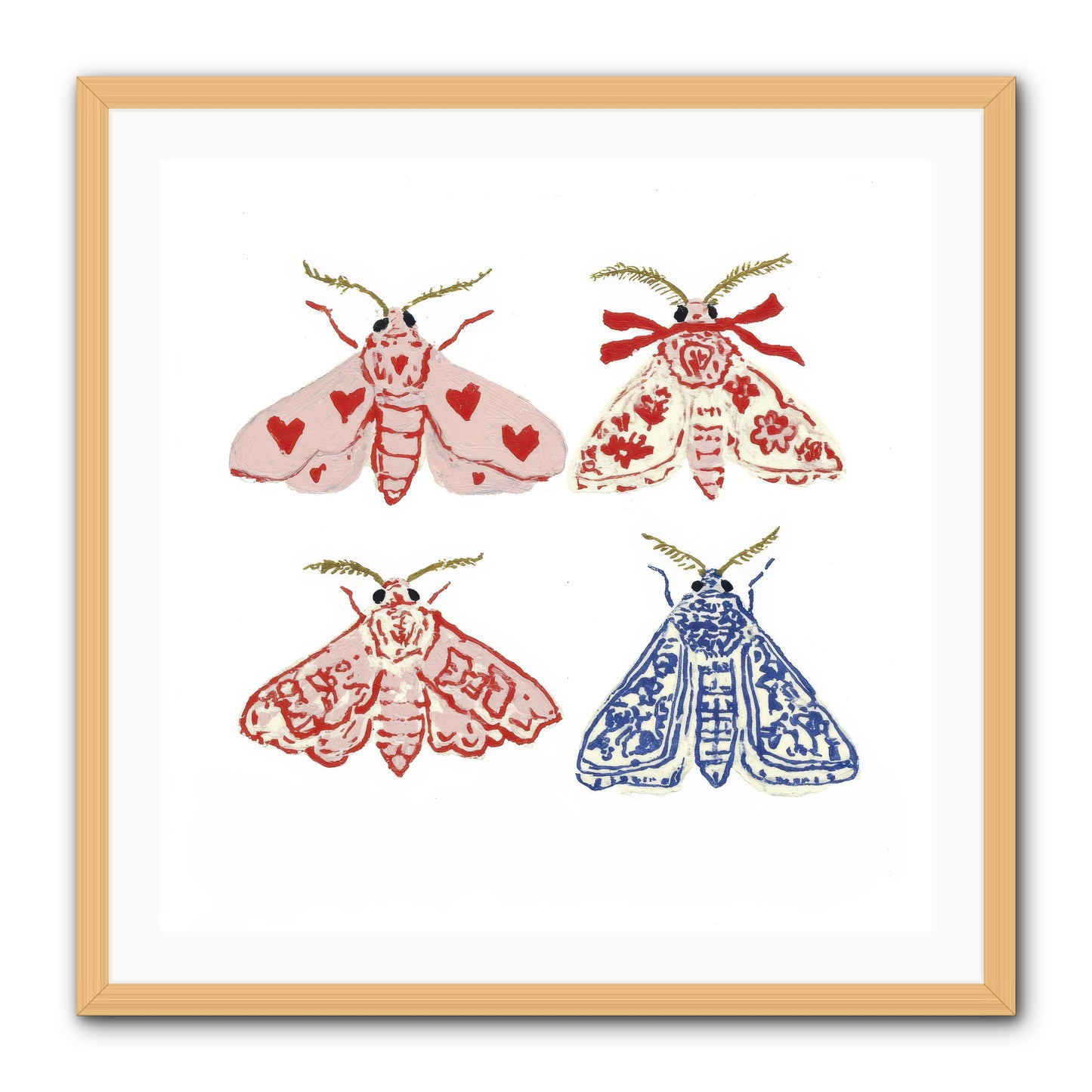 In The Language Only They Knew -- Framed Print - Natural 30x30