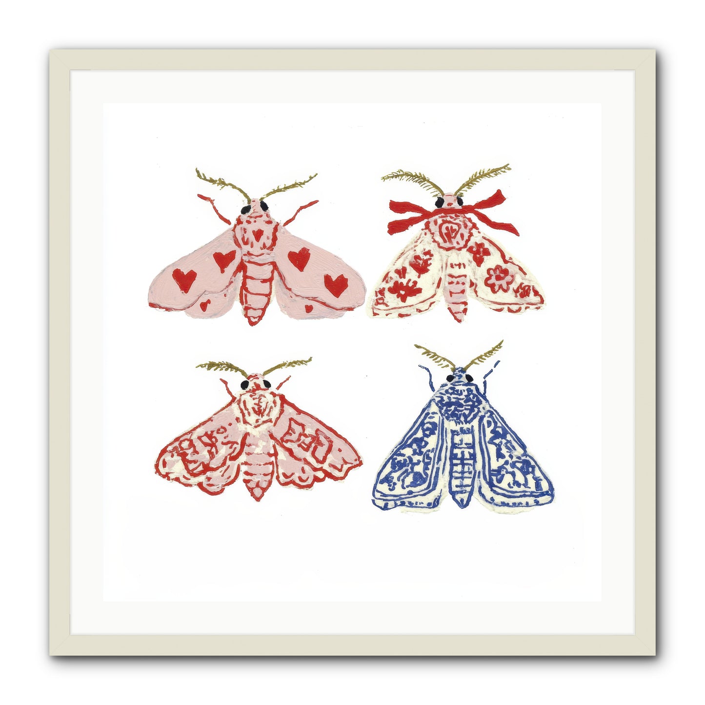 In The Language Only They Knew -- Framed Print - White 30x30