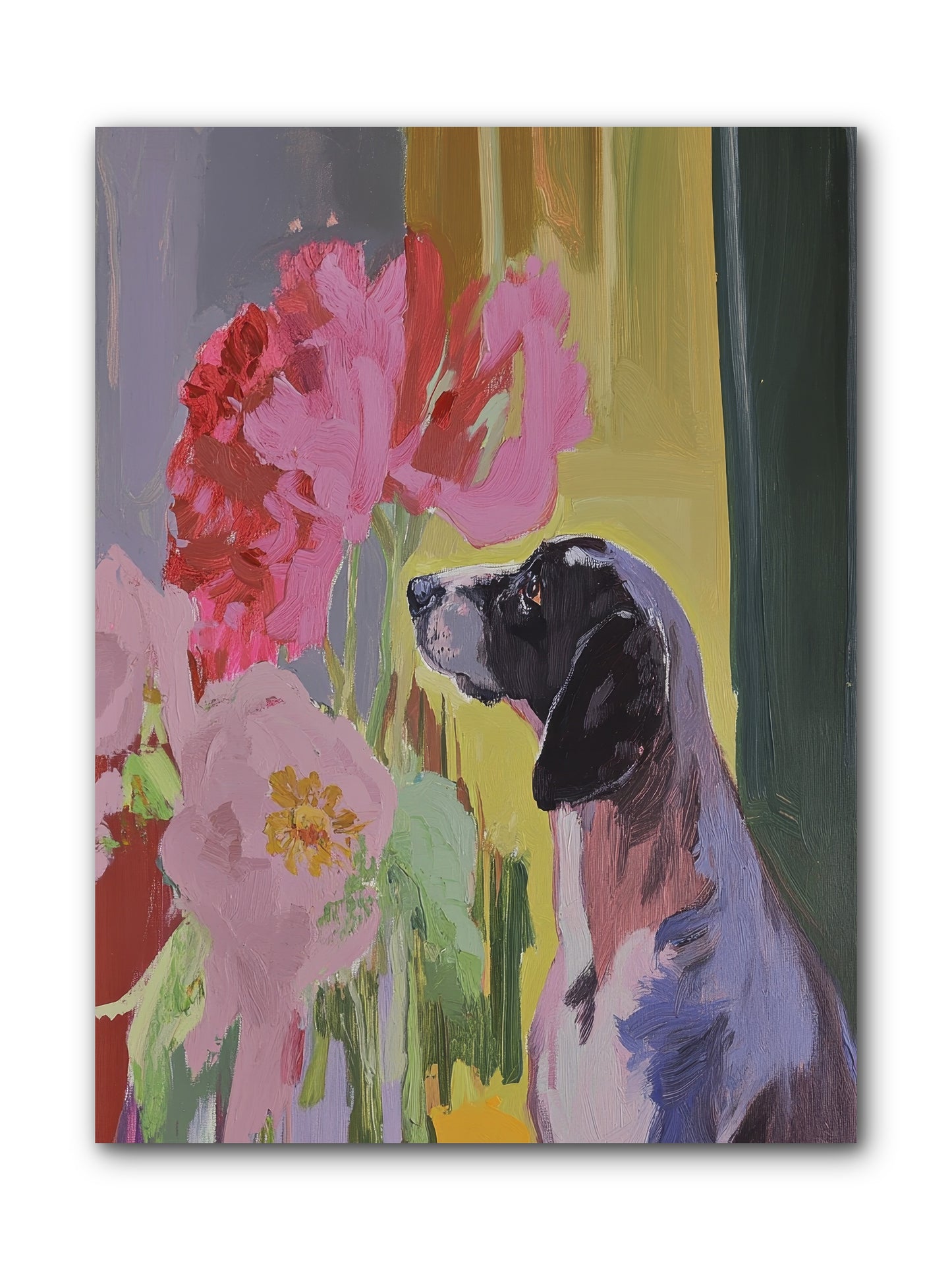 In The Moonflower Garden -- Wrapped Canvas 9x12