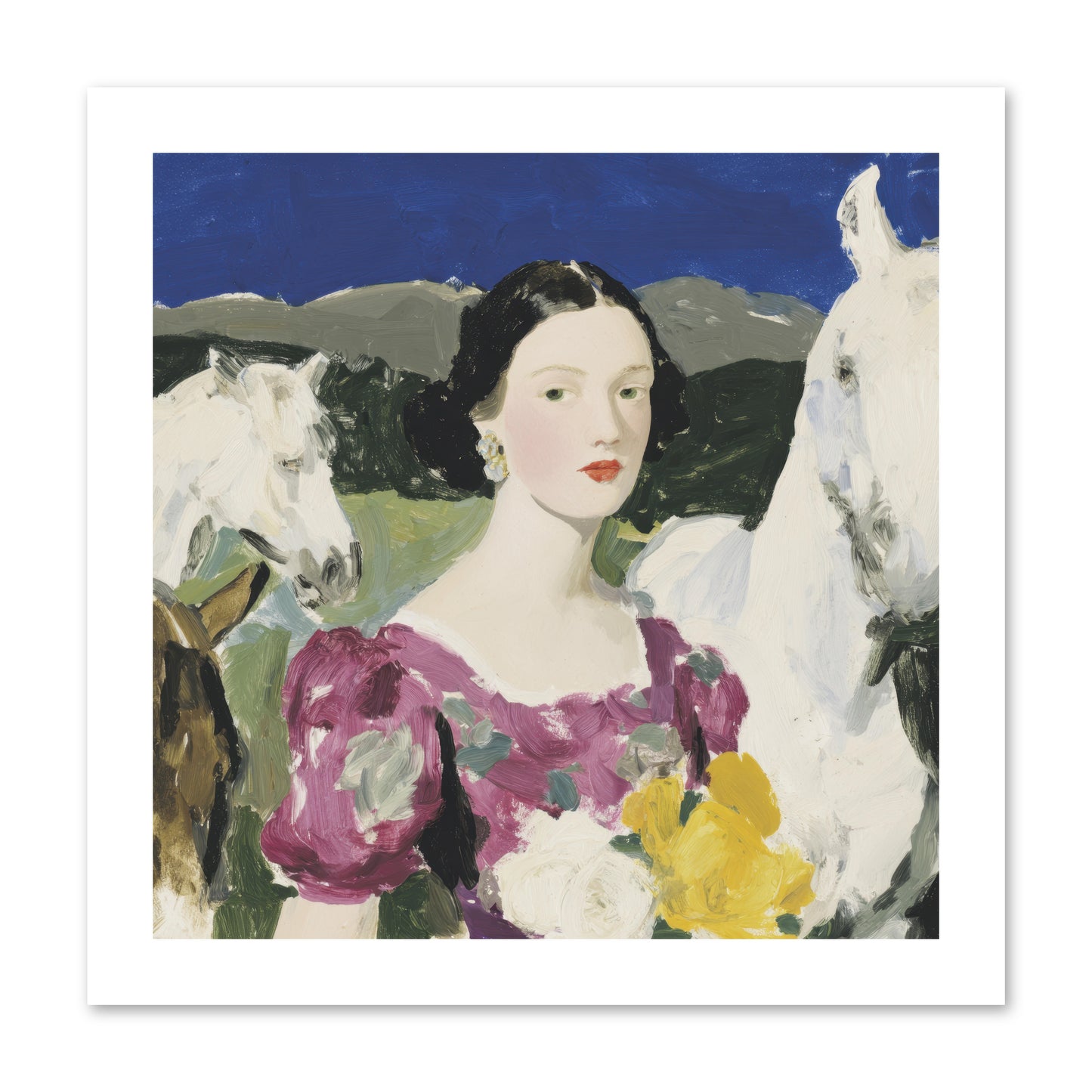 In the Dream Landscape -- Loose Canvas Print 12x12
