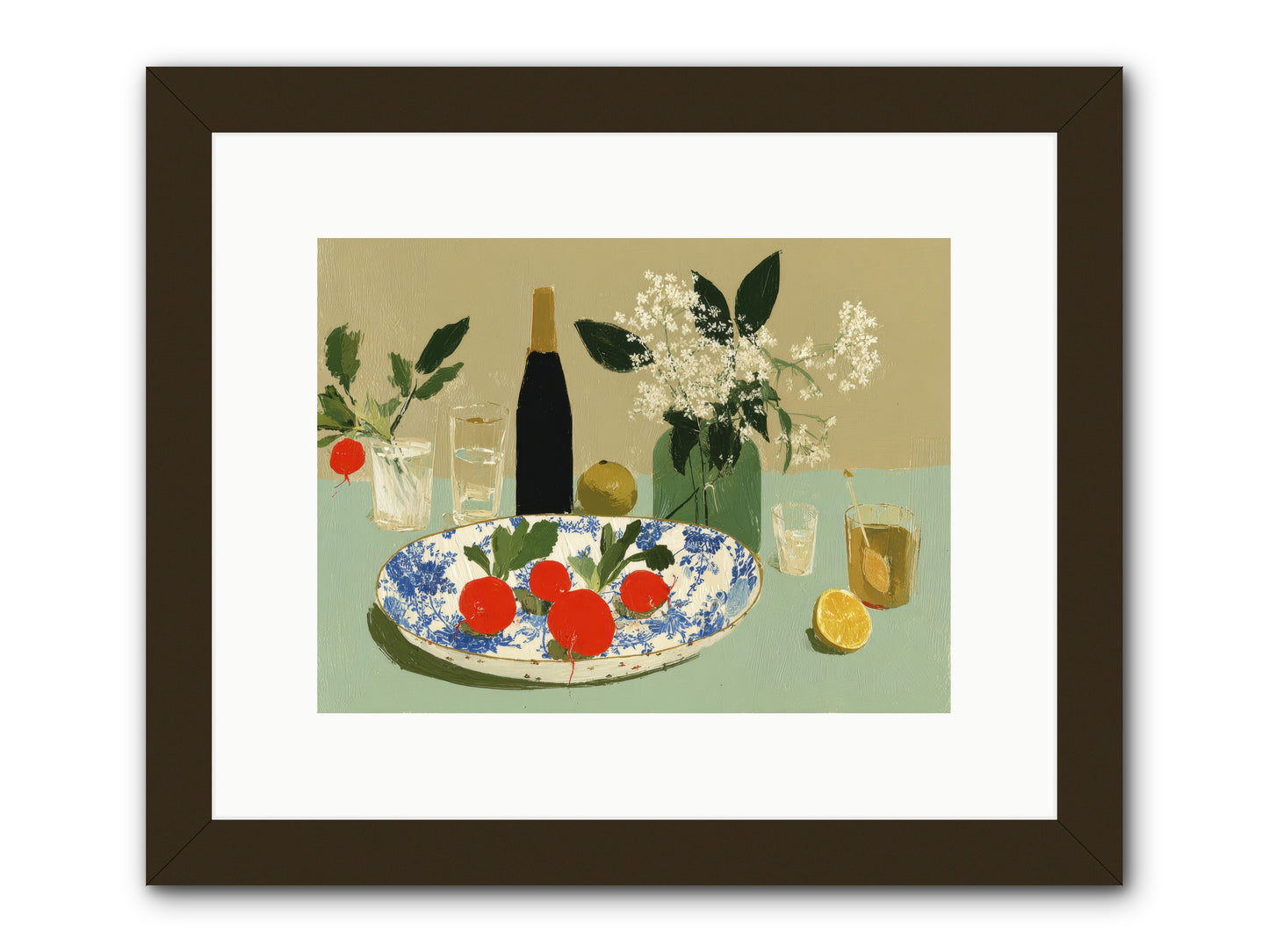 In the Stillness -- Framed Print - Black 12x9