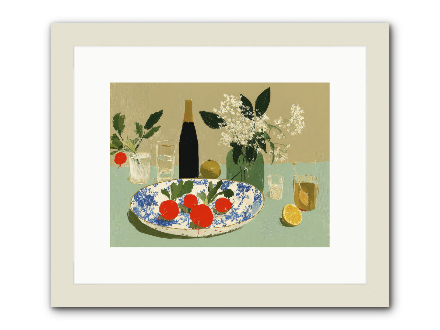 In the Stillness -- Framed Print - White 12x9