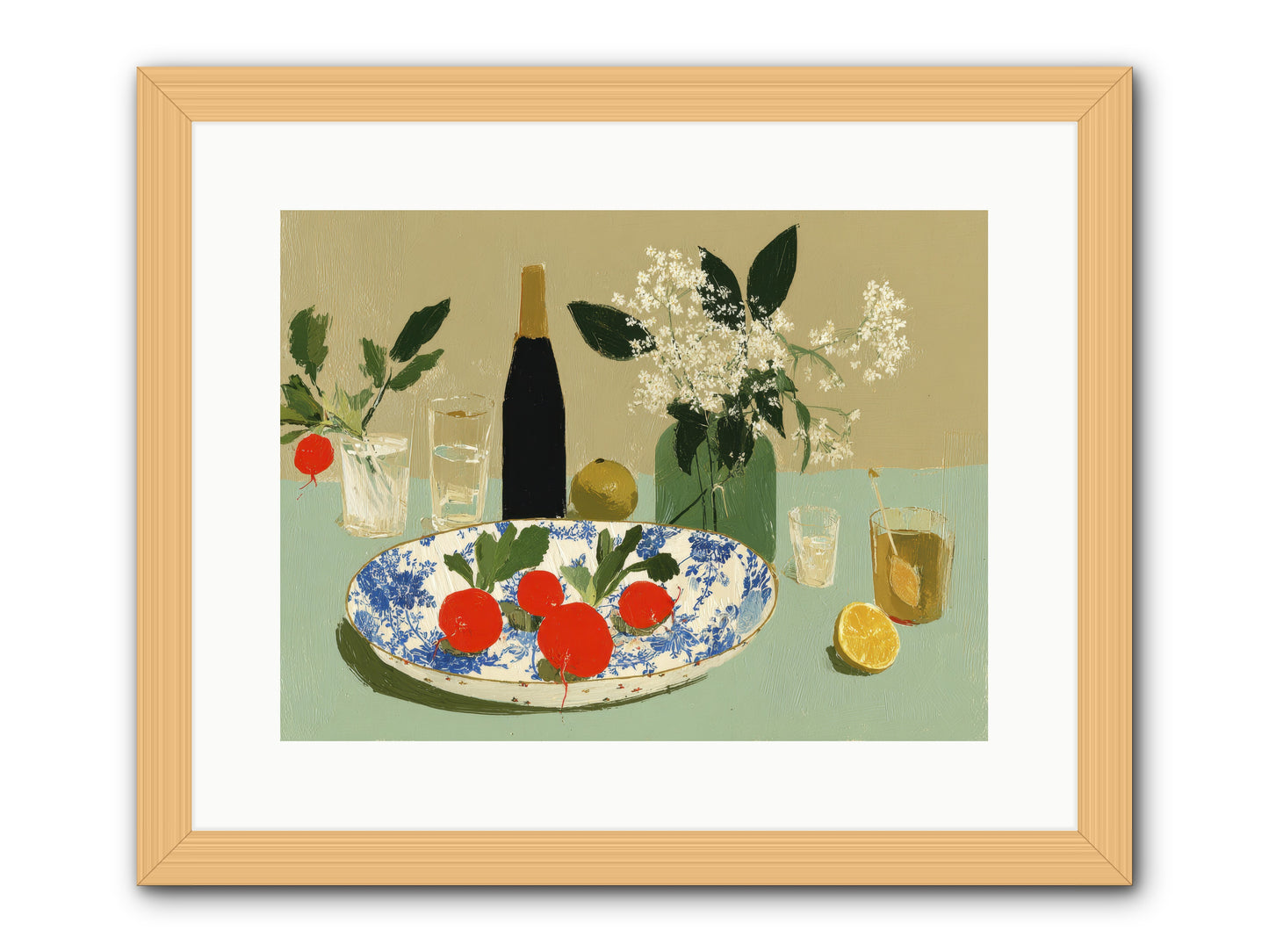 In the Stillness -- Framed Print - Natural 16x12