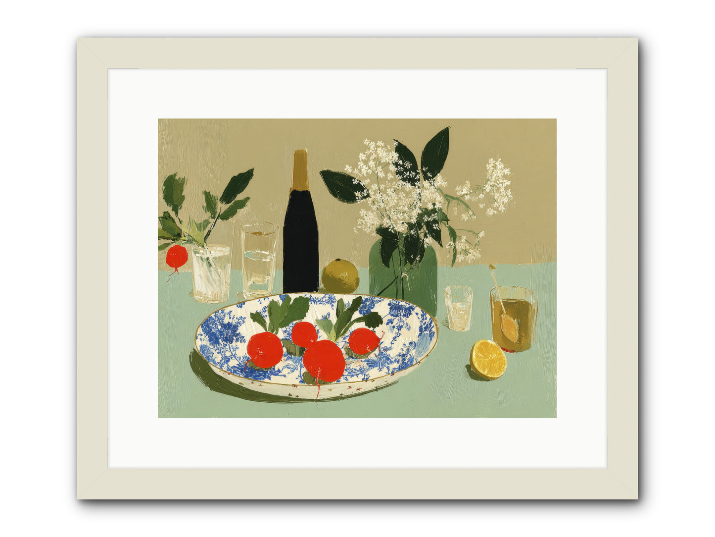 In the Stillness -- Framed Print - White 16x12