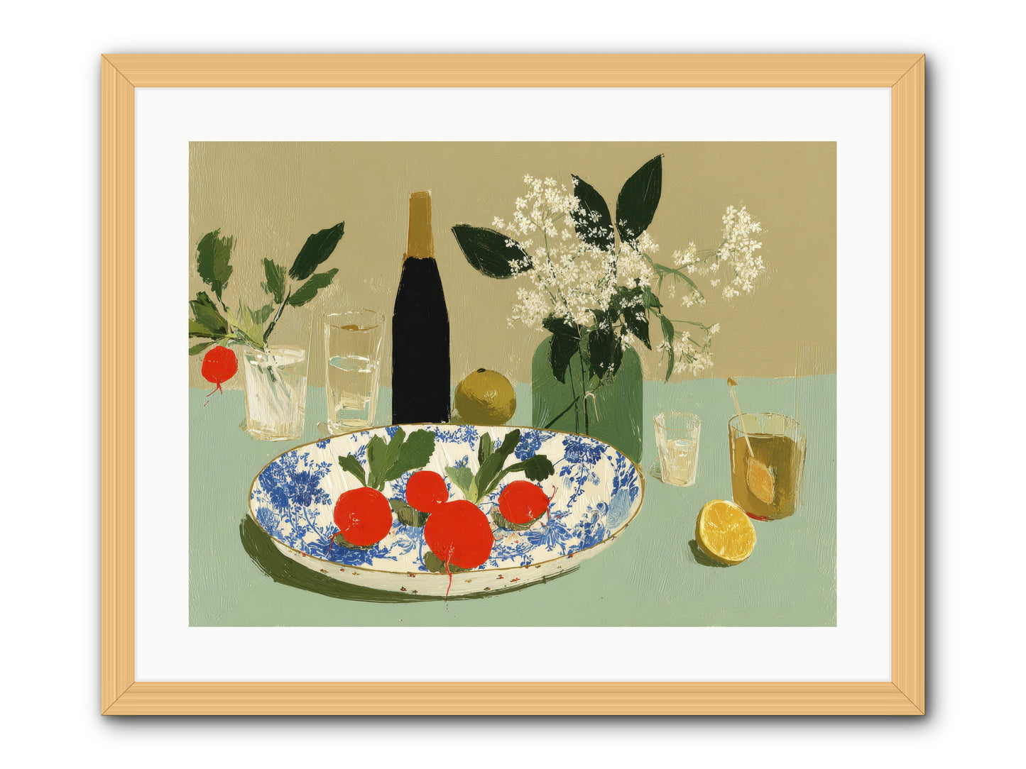 In the Stillness -- Framed Print - Natural 24x18