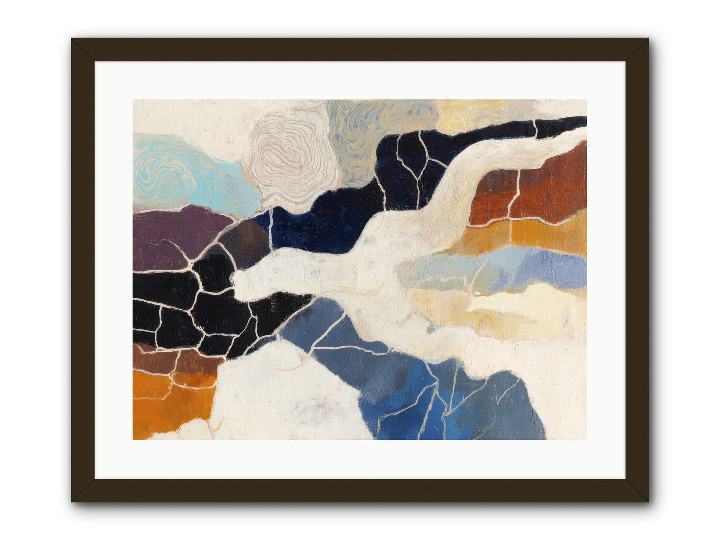 Incise -- Framed Print - Black 24x18