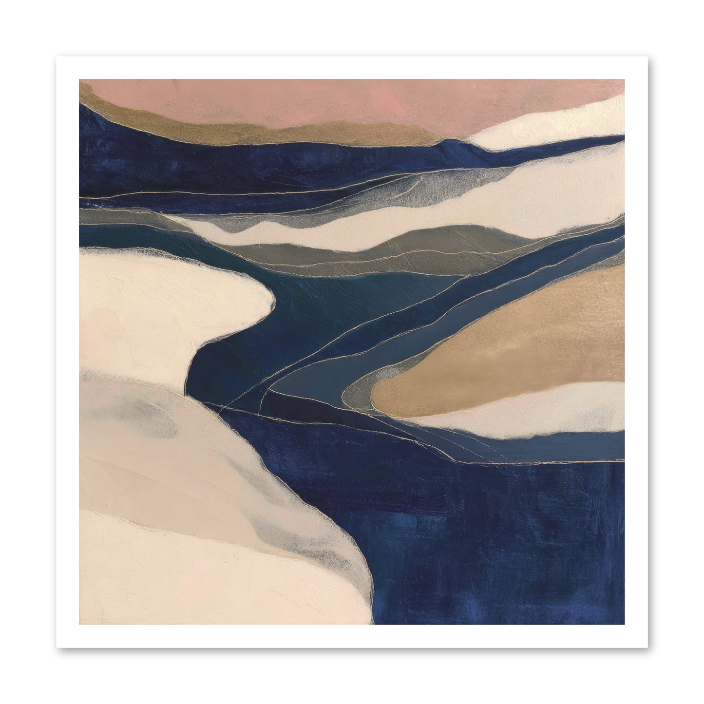 Indigo  -- Loose Canvas Print 24x24