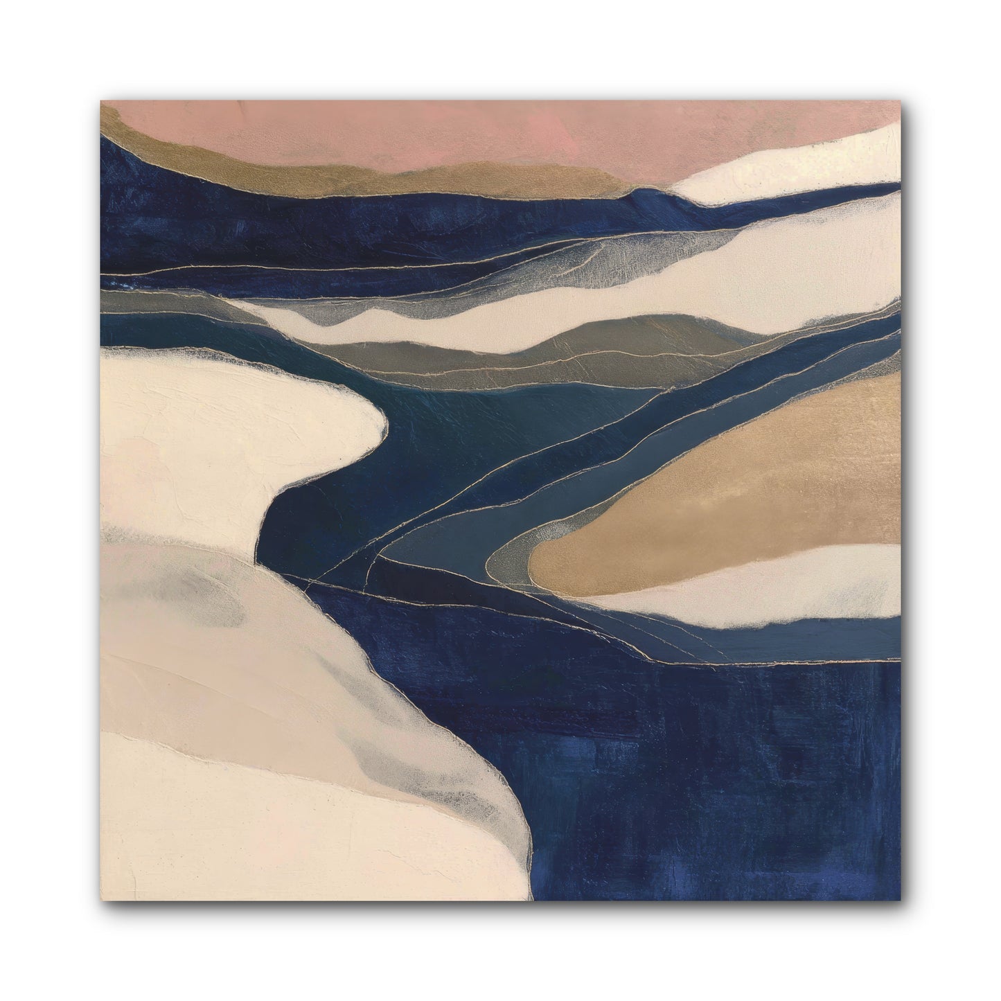 Indigo  -- Wrapped Canvas 10x10