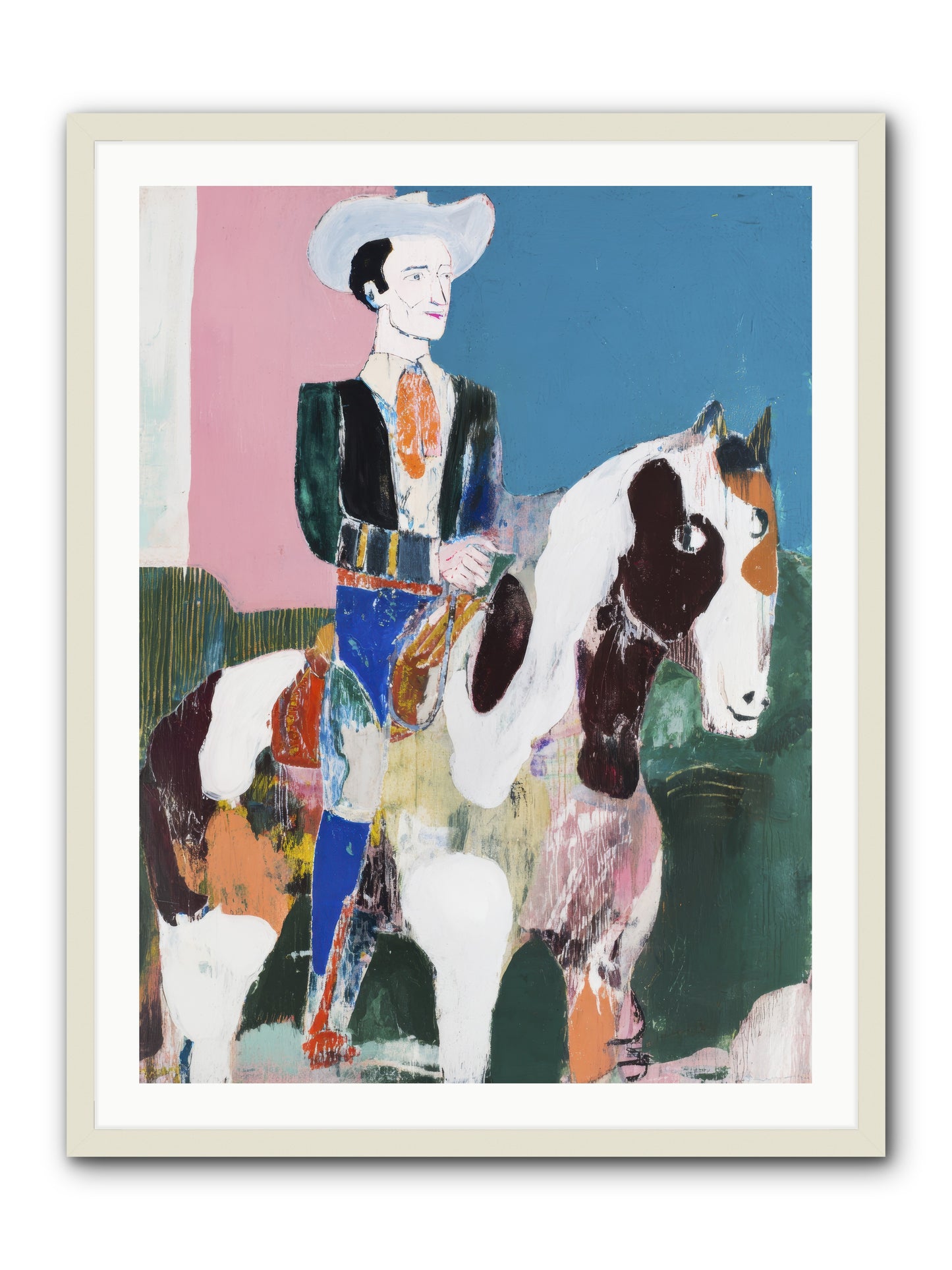 Infinite Return -- Framed Print - White 30x40