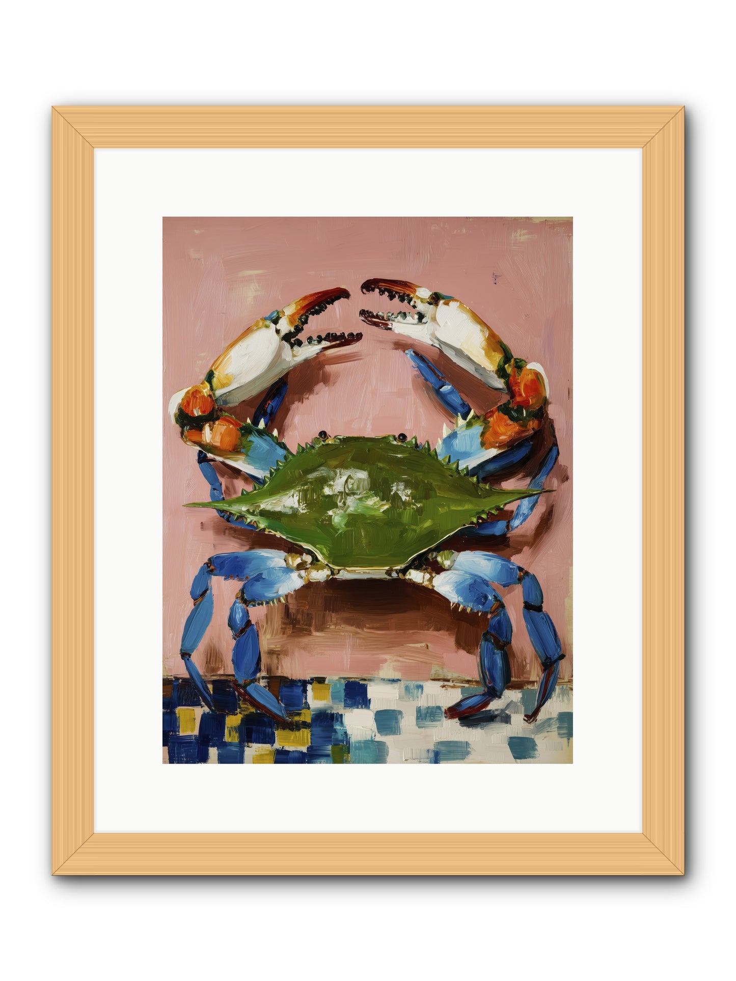 Infinity's Edge -- Framed Print - Natural 12x16