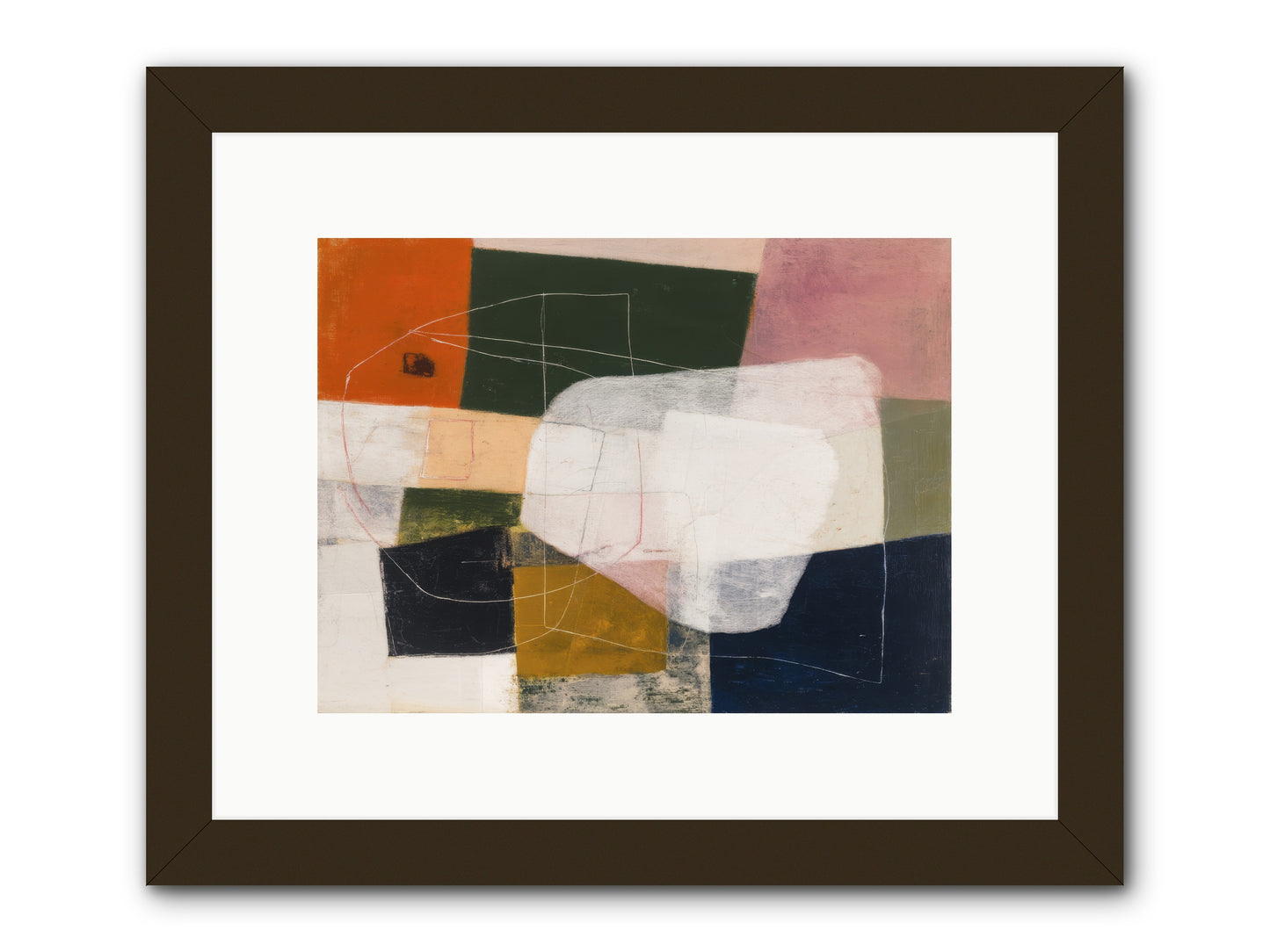 Inhabited -- Framed Print - Black 12x9