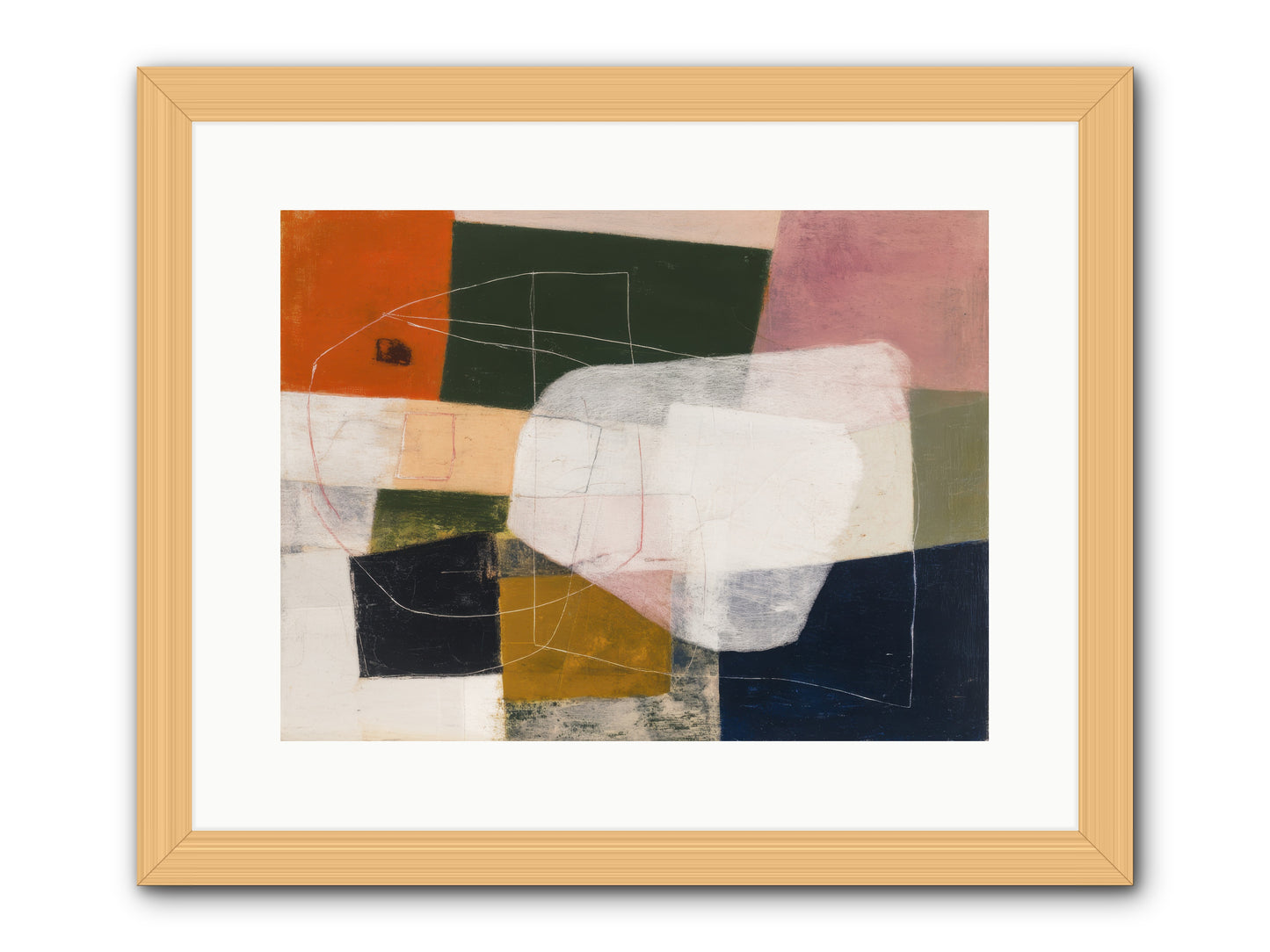 Inhabited -- Framed Print - Natural 16x12