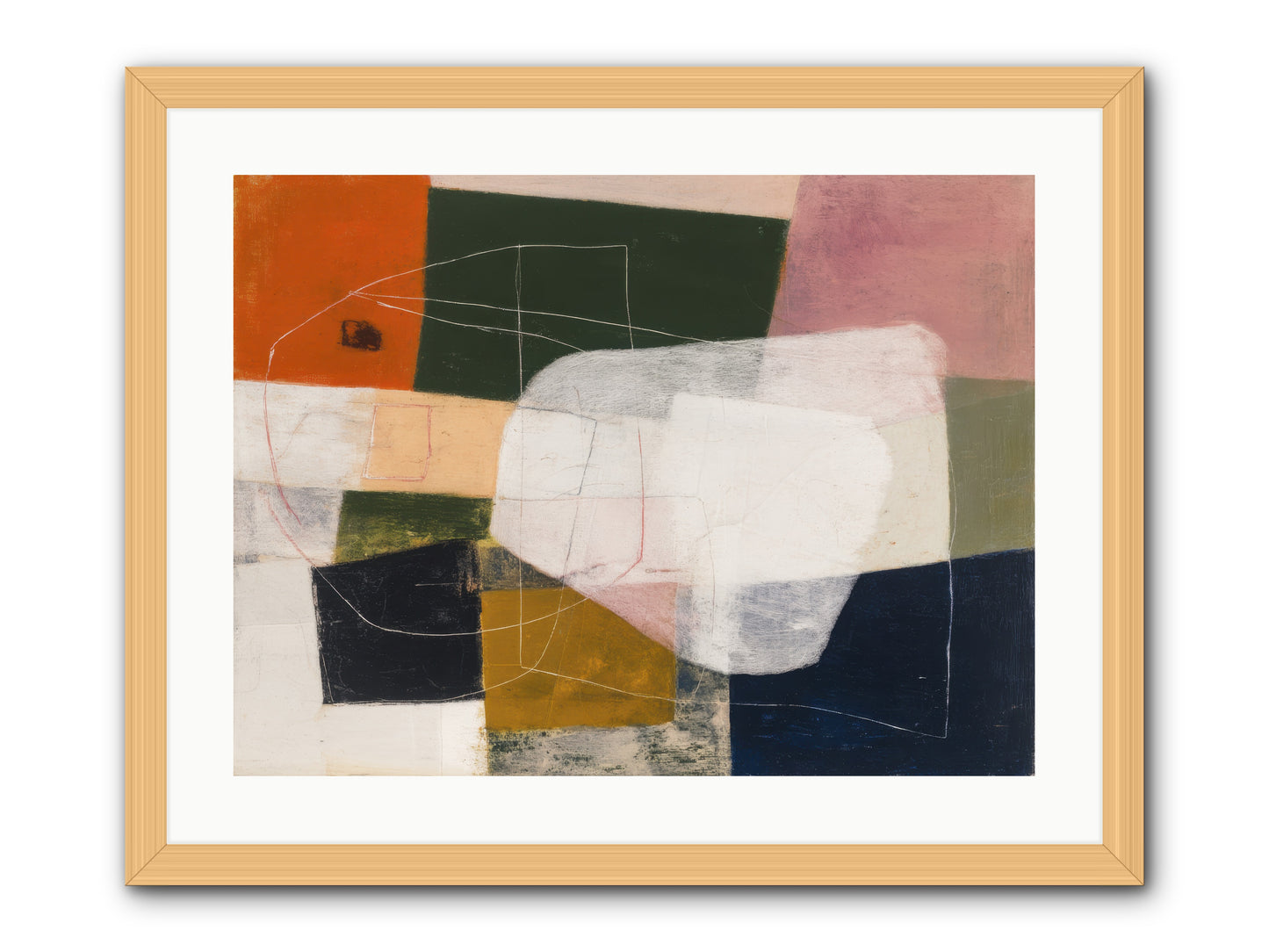 Inhabited -- Framed Print - Natural 24x18