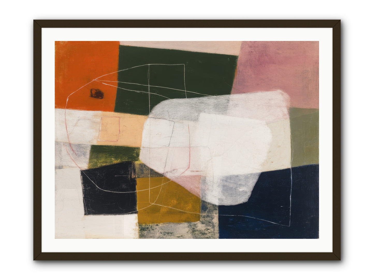 Inhabited -- Framed Print - Black 40x30