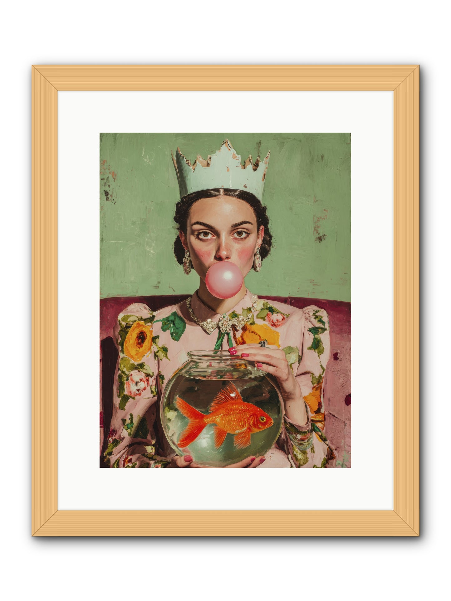 Inheritance at Honeybell Court -- Framed Print - Natural 12x16