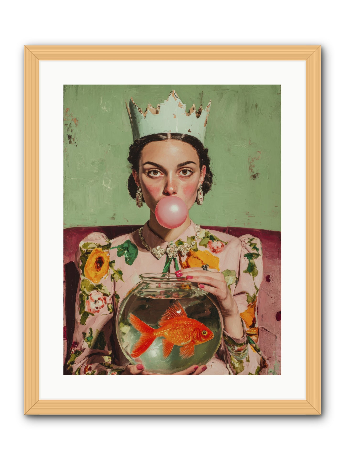 Inheritance at Honeybell Court -- Framed Print - Natural 18x24