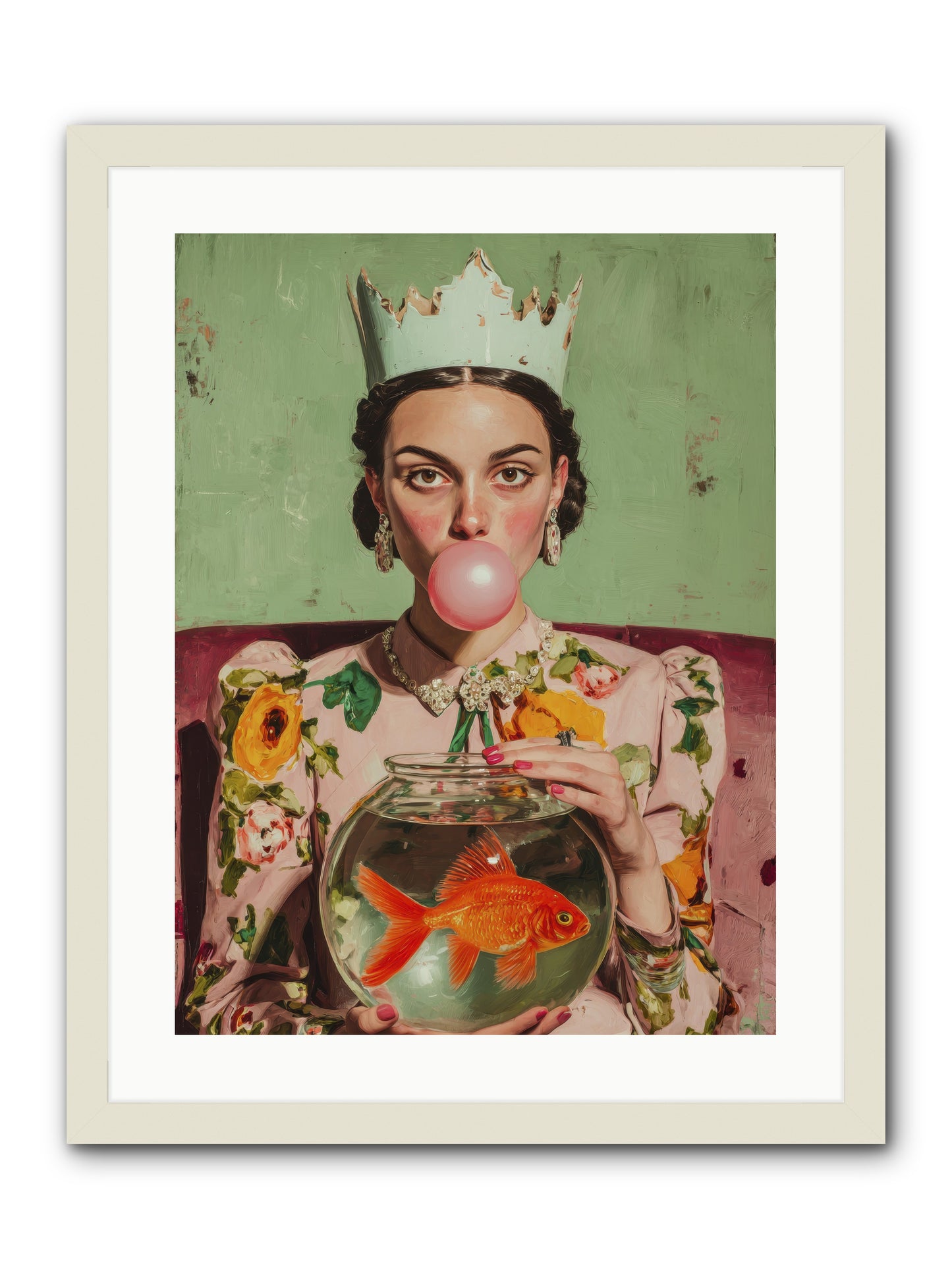 Inheritance at Honeybell Court -- Framed Print - White 18x24