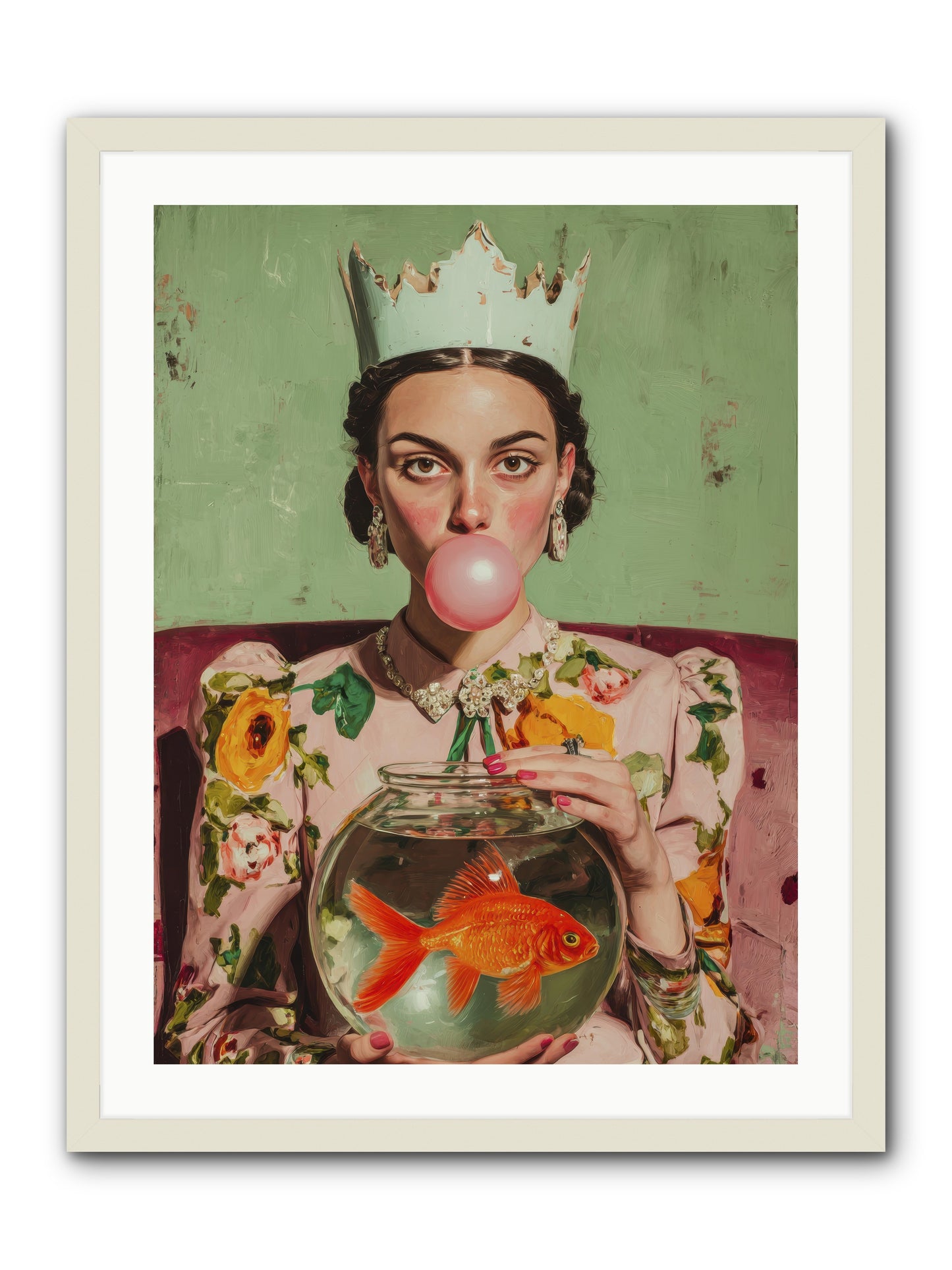 Inheritance at Honeybell Court -- Framed Print - White 24x32