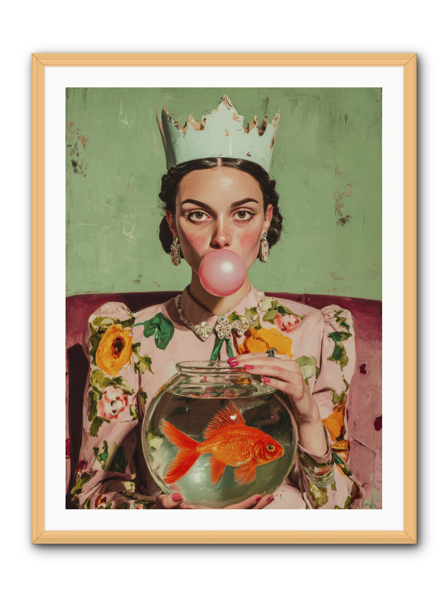Inheritance at Honeybell Court -- Framed Print - Natural 30x40