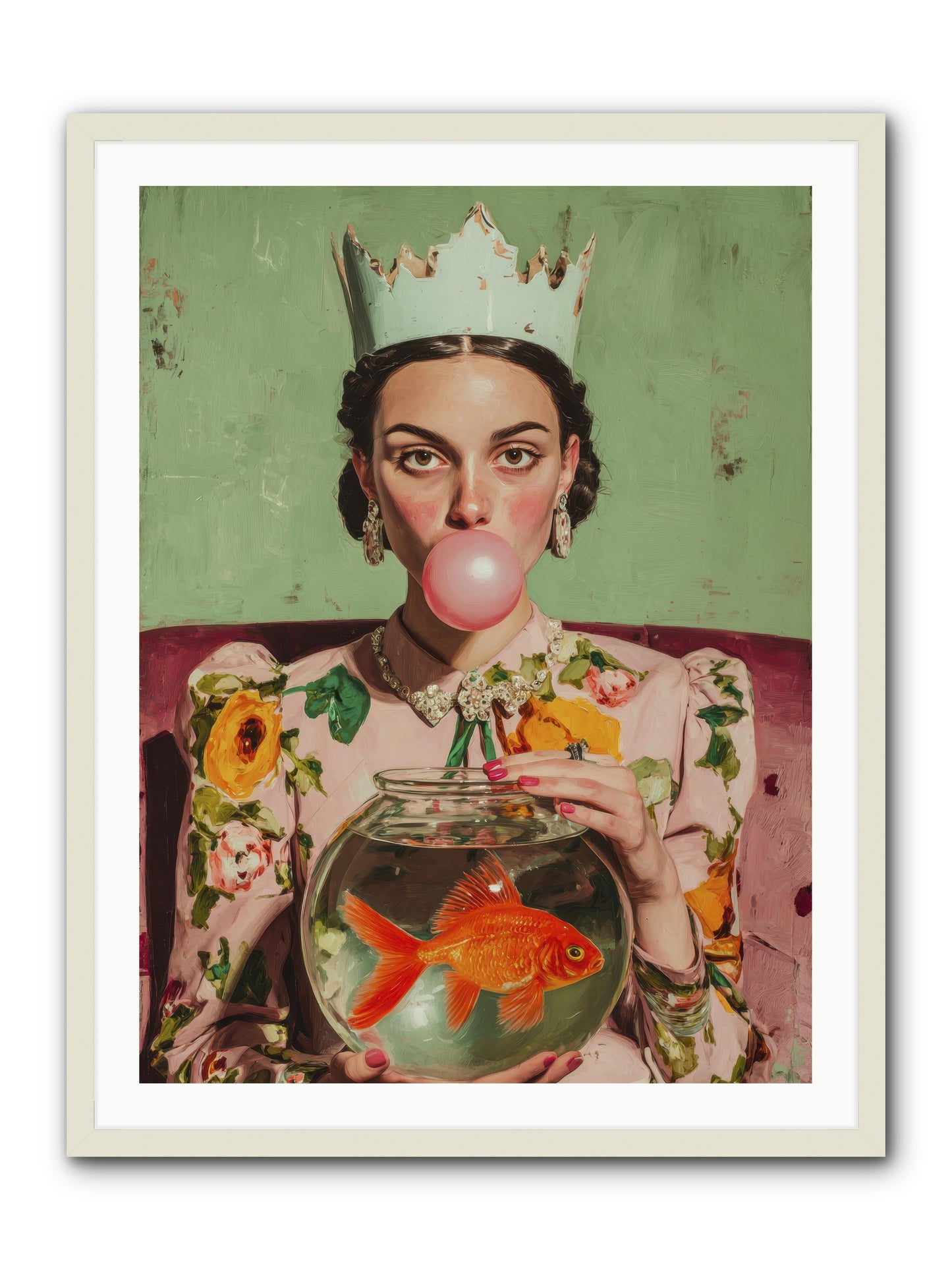 Inheritance at Honeybell Court -- Framed Print - White 30x40