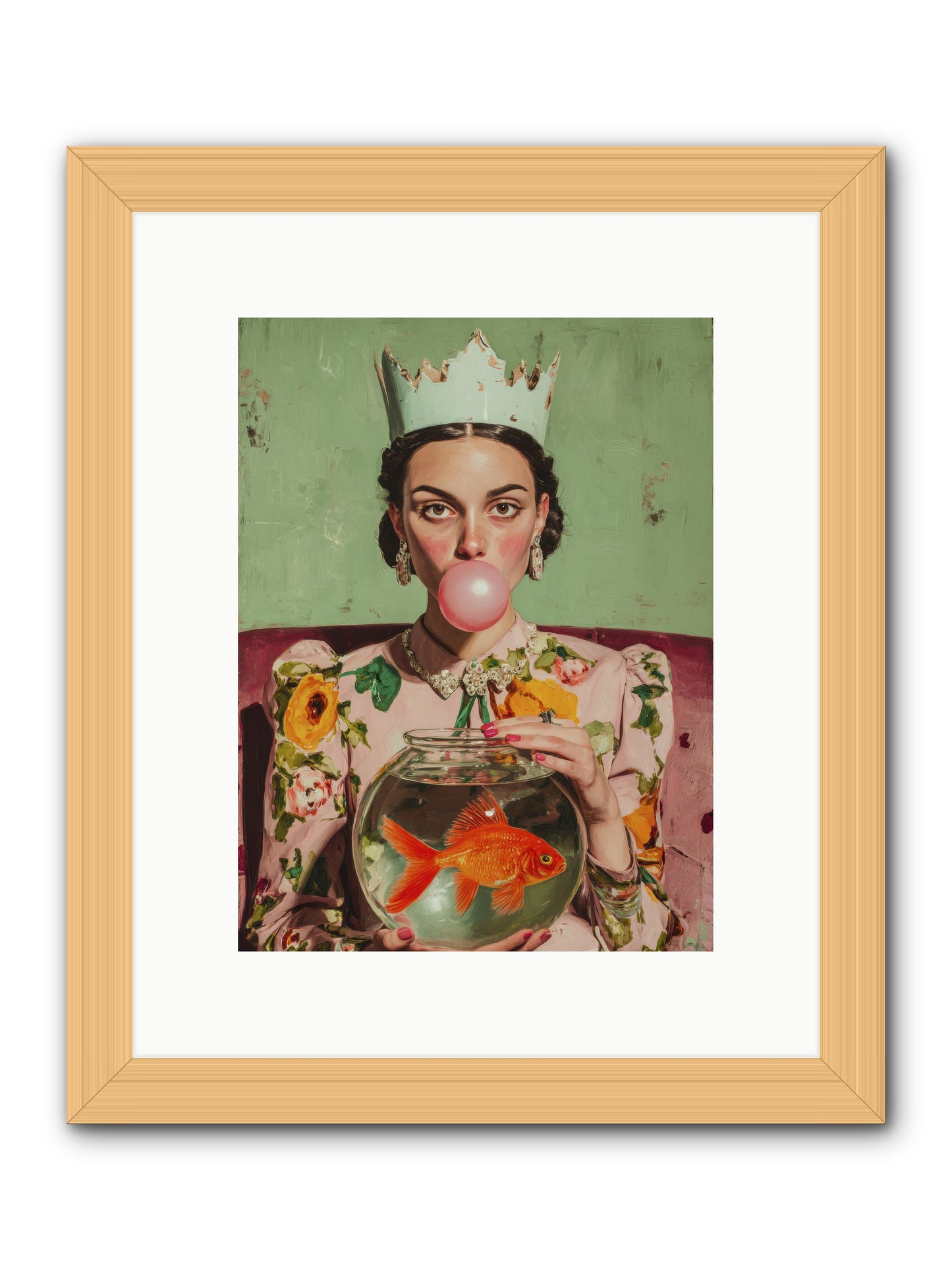 Inheritance at Honeybell Court -- Framed Print - Natural 9x12