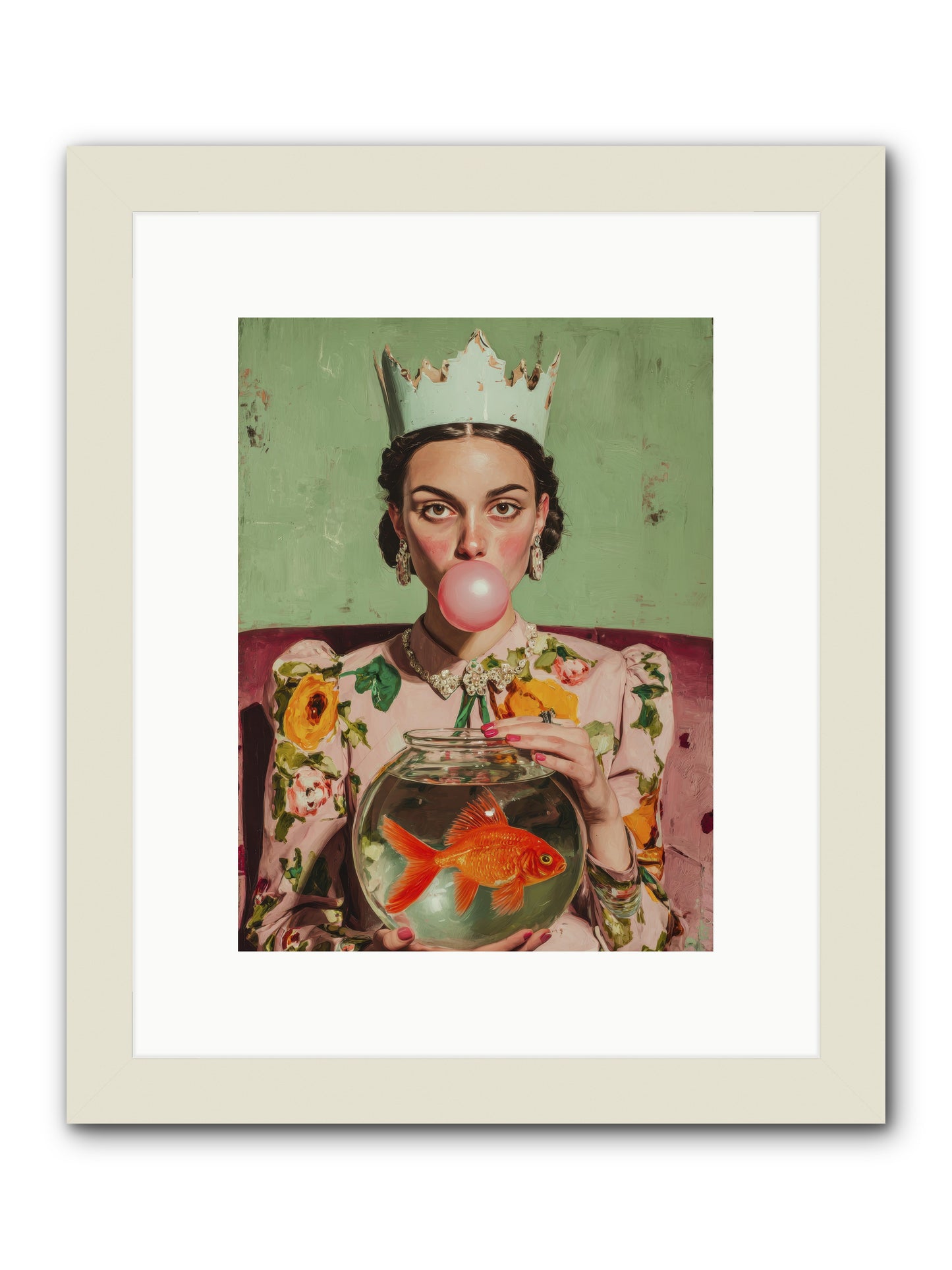 Inheritance at Honeybell Court -- Framed Print - White 9x12