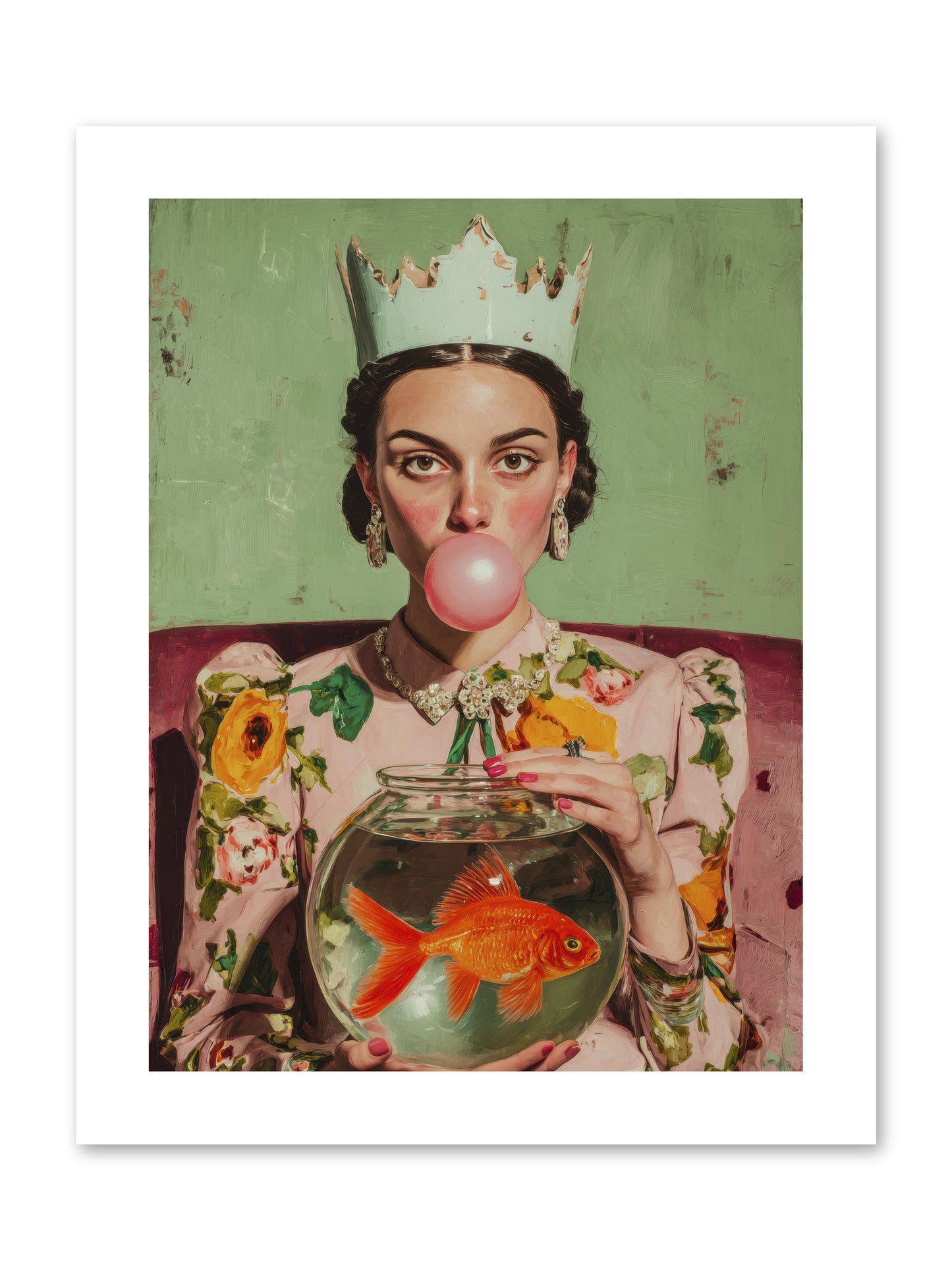 Inheritance at Honeybell Court -- Loose Canvas Print 9x12