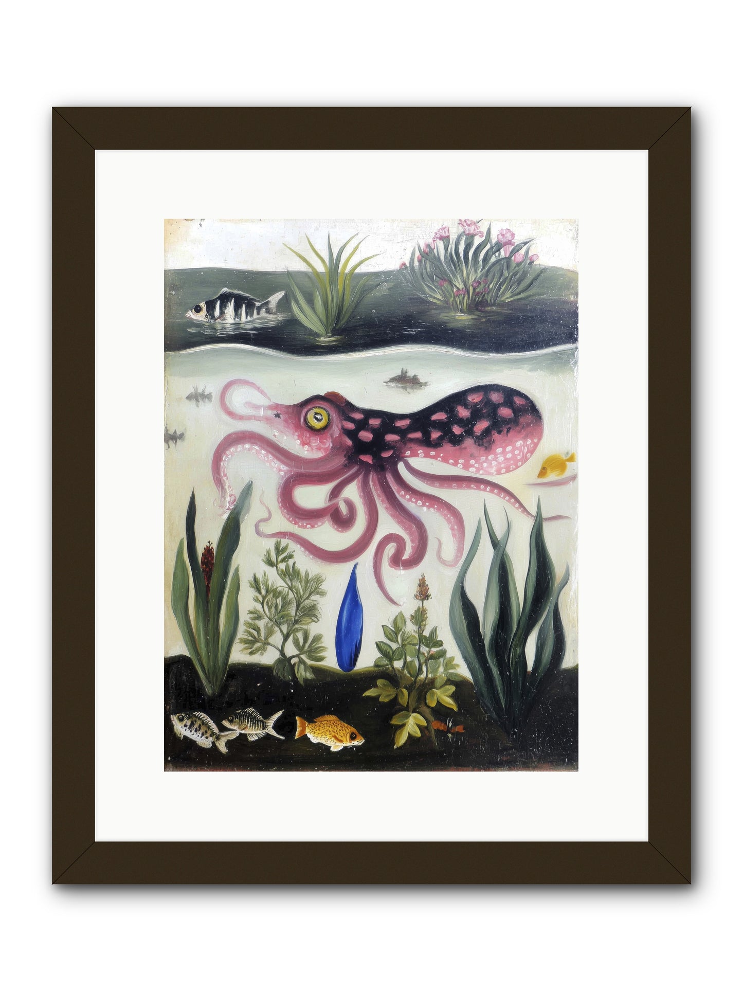 Ink Spell -- Framed Print - Black 12x16