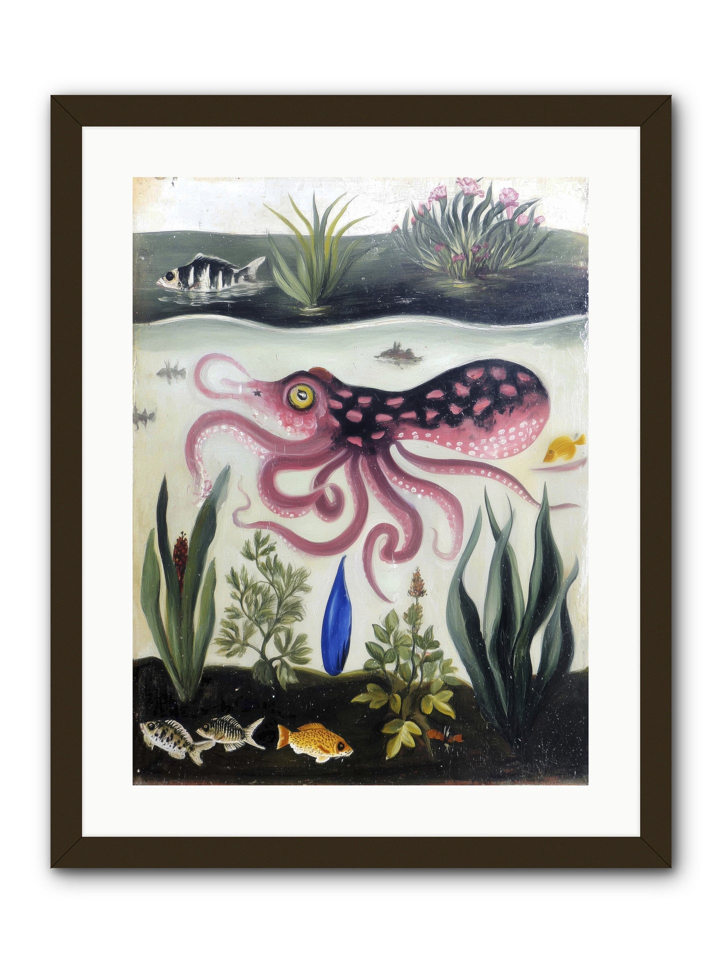 Ink Spell -- Framed Print - Black 18x24