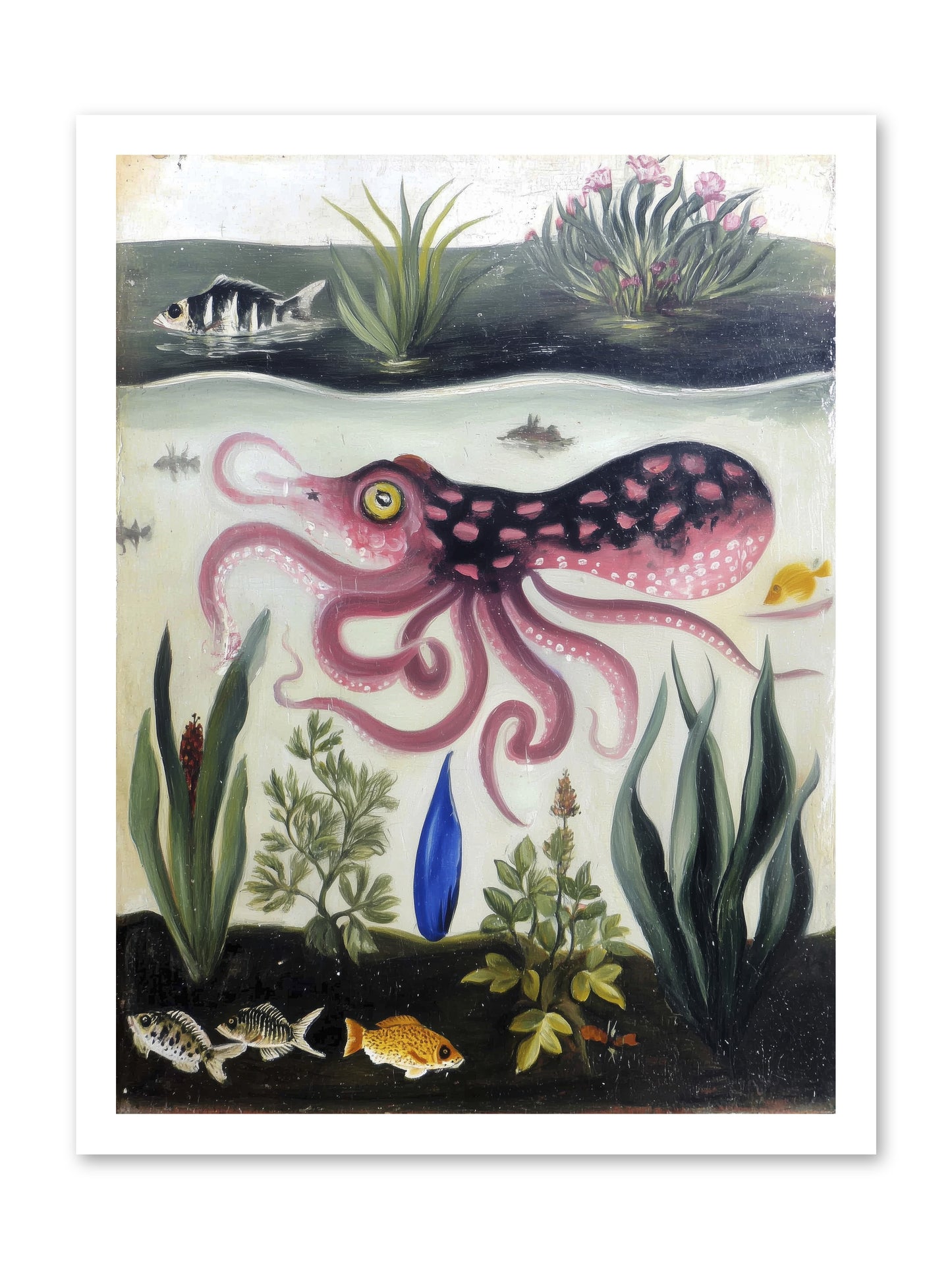 Ink Spell -- Loose Canvas Print 18x24