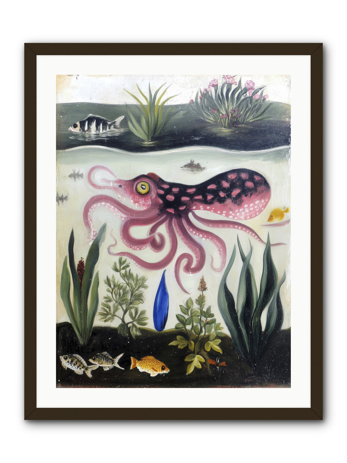 Ink Spell -- Framed Print - Black 24x32