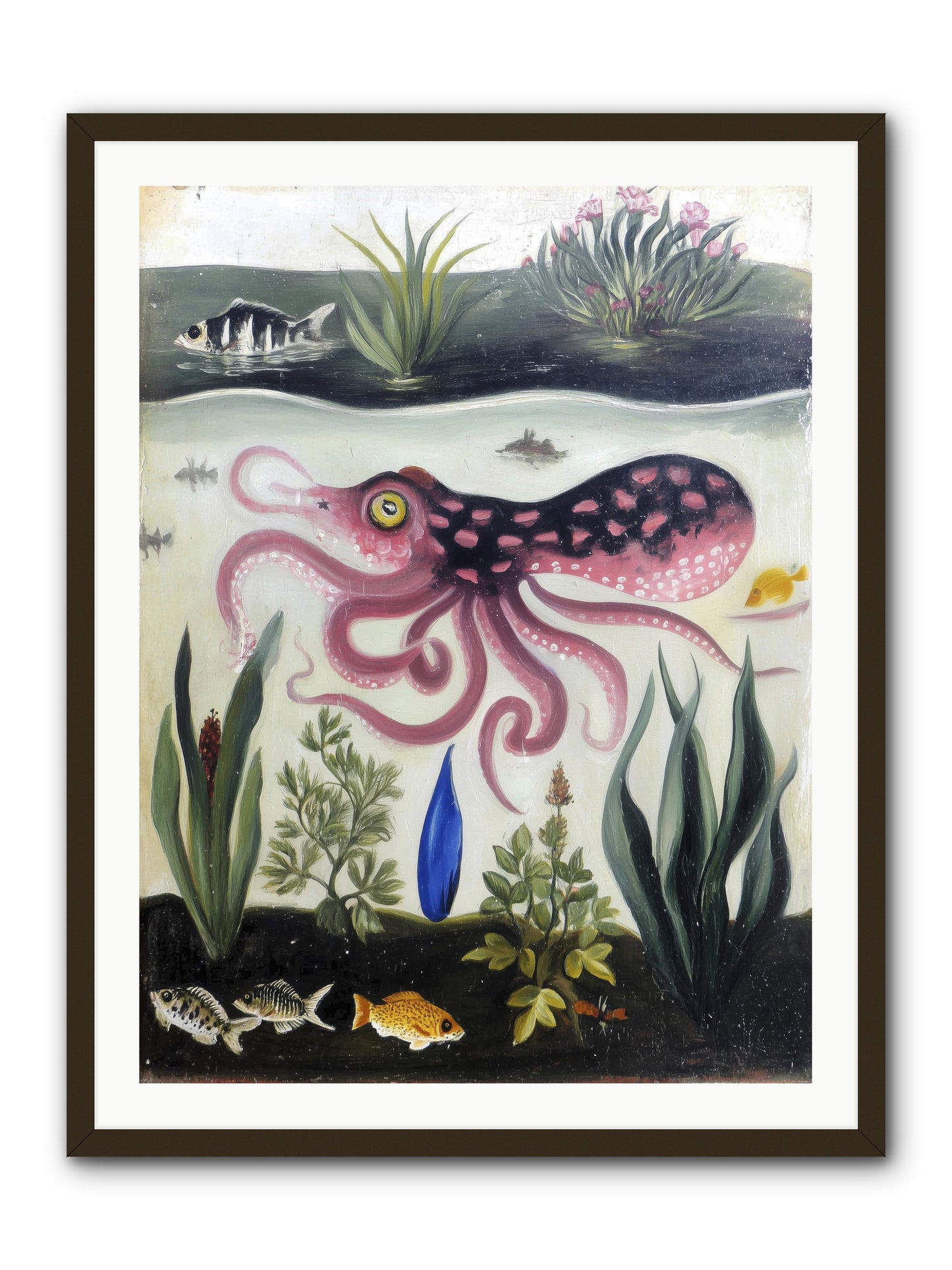 Ink Spell -- Framed Print - Black 30x40