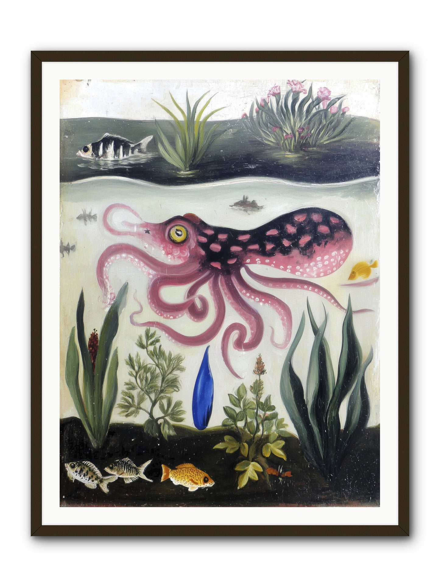 Ink Spell -- Framed Print - Black 36x48