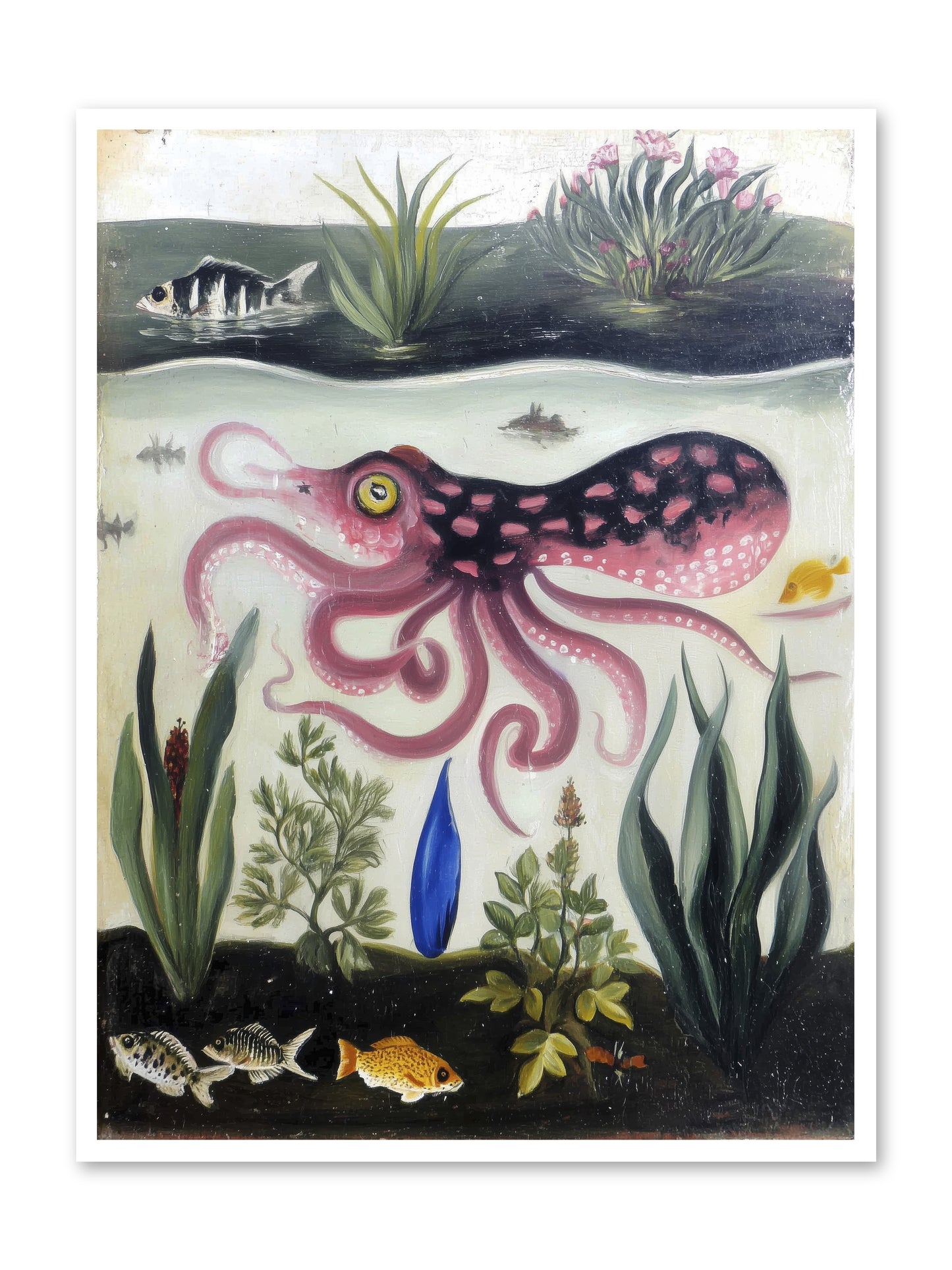 Ink Spell -- Loose Canvas Print 36x48