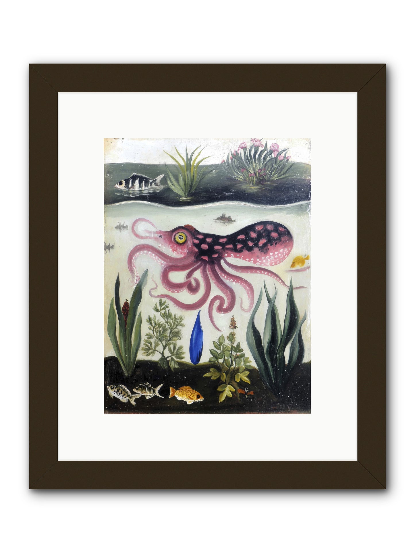 Ink Spell -- Framed Print - Black 9x12