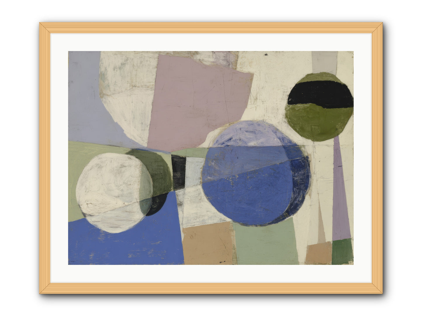 Inner Landscape -- Framed Print - Natural 32x24