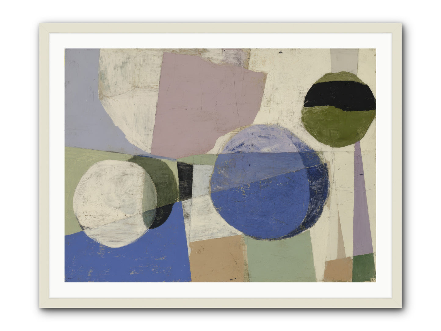 Inner Landscape -- Framed Print - White 40x30