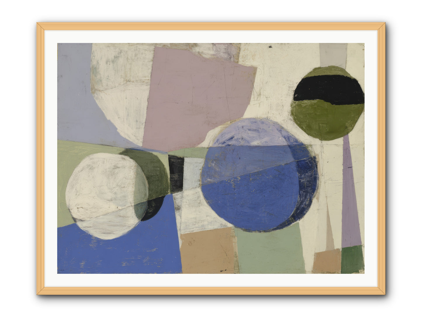 Inner Landscape -- Framed Print - Natural 48x36