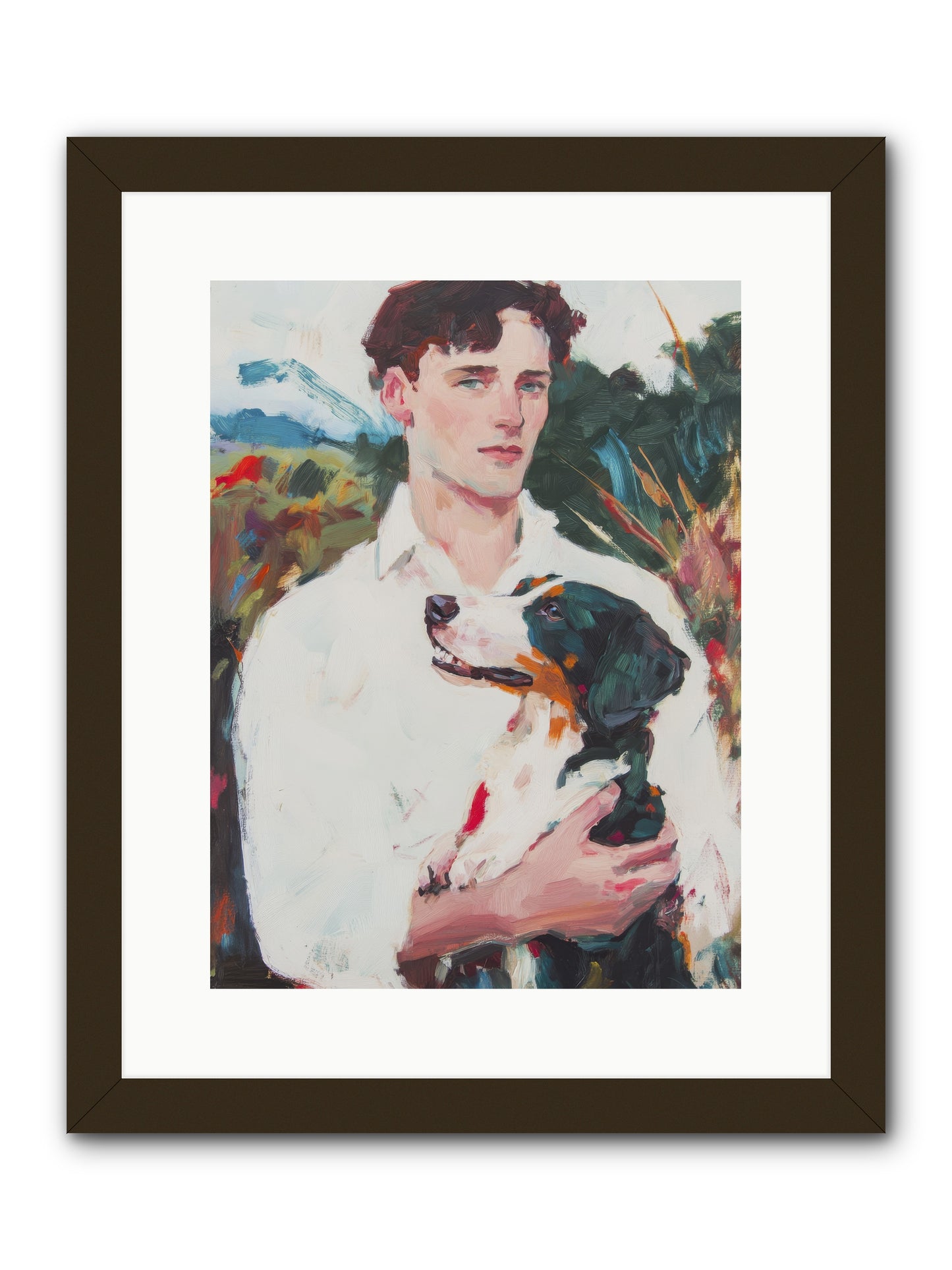 Inseparable Wanderers -- Framed Print - Black 12x16