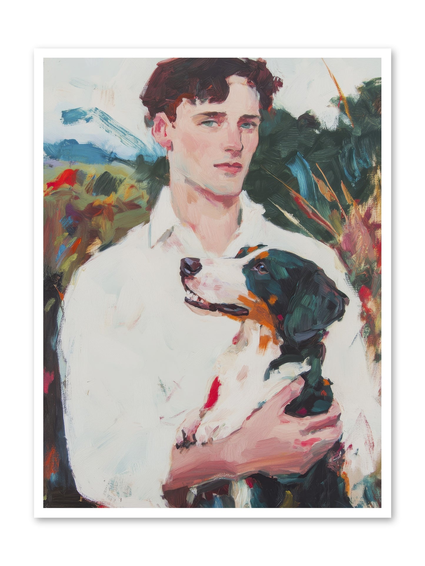 Inseparable Wanderers -- Loose Canvas Print 36x48