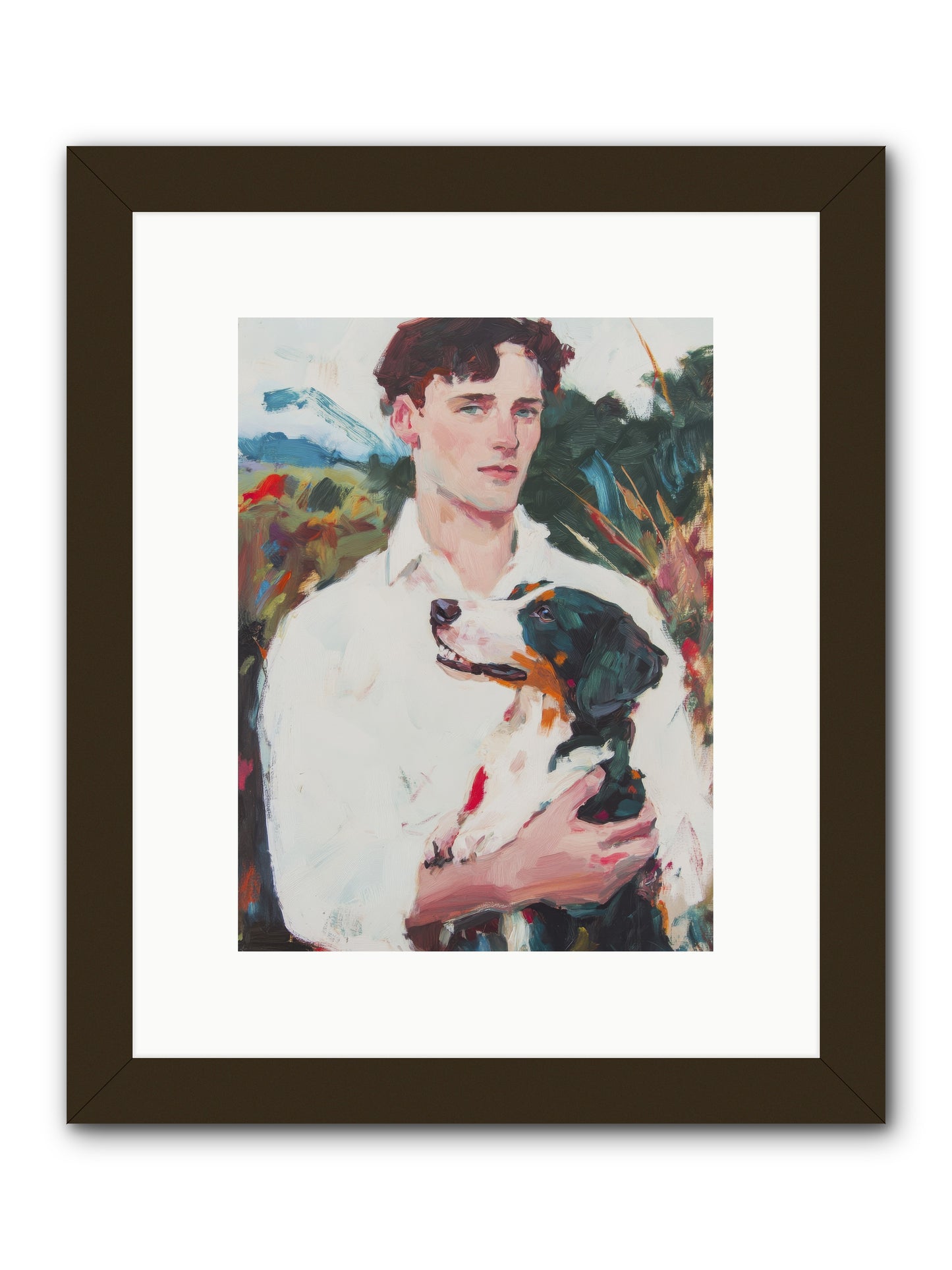 Inseparable Wanderers -- Framed Print - Black 9x12