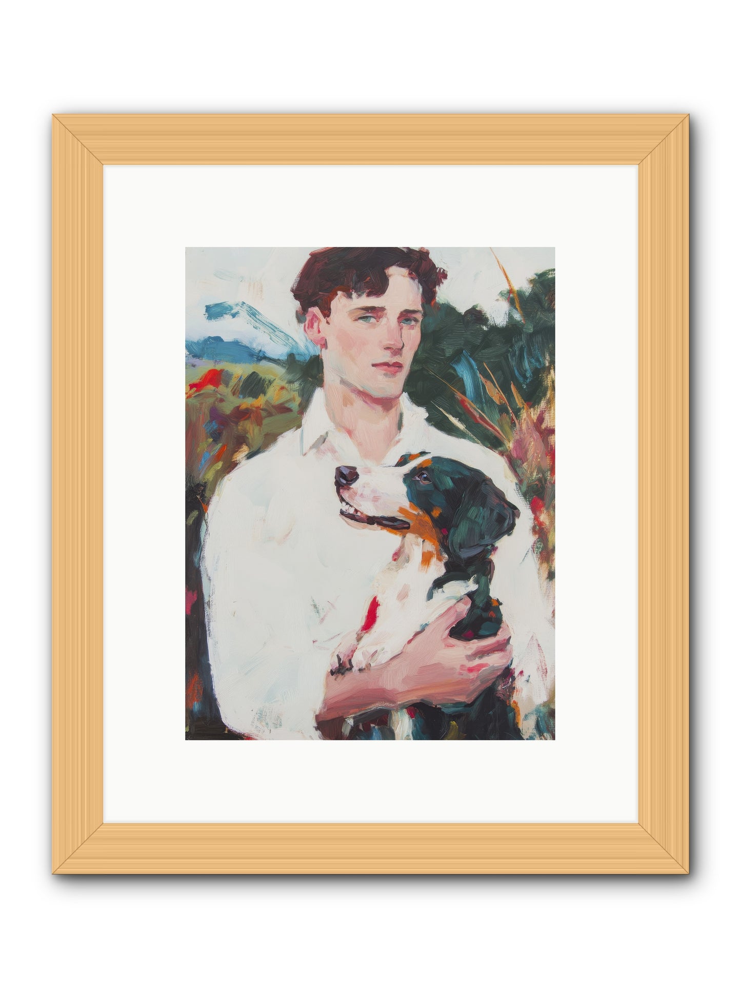 Inseparable Wanderers -- Framed Print - Natural 9x12