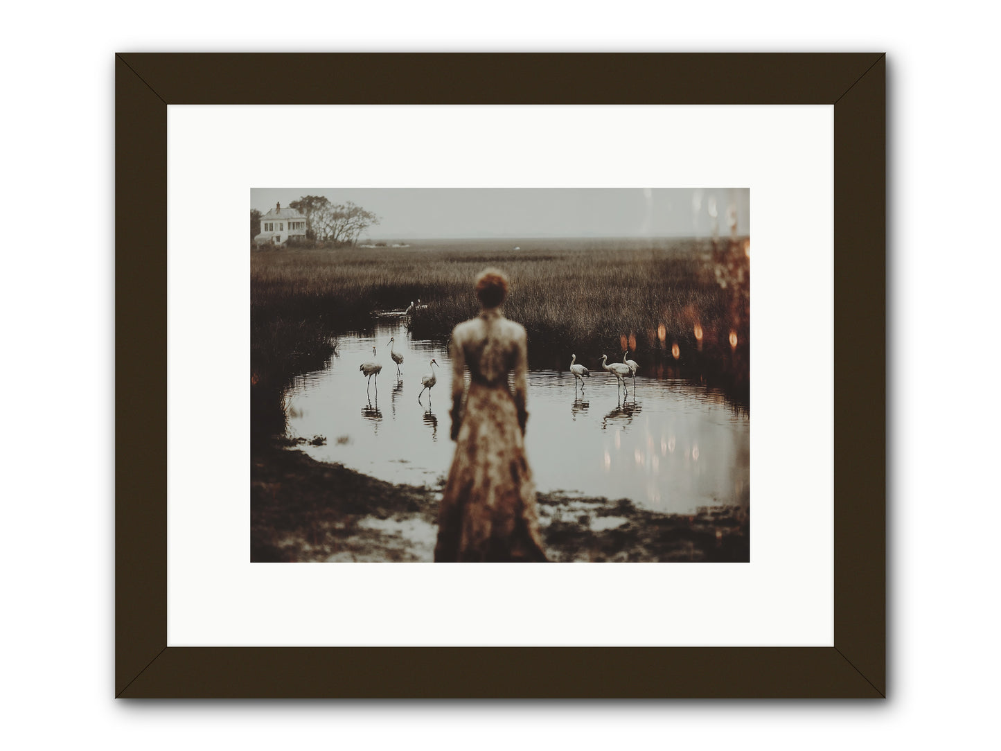 Instructions for Flight -- Framed Print - Black 12x9