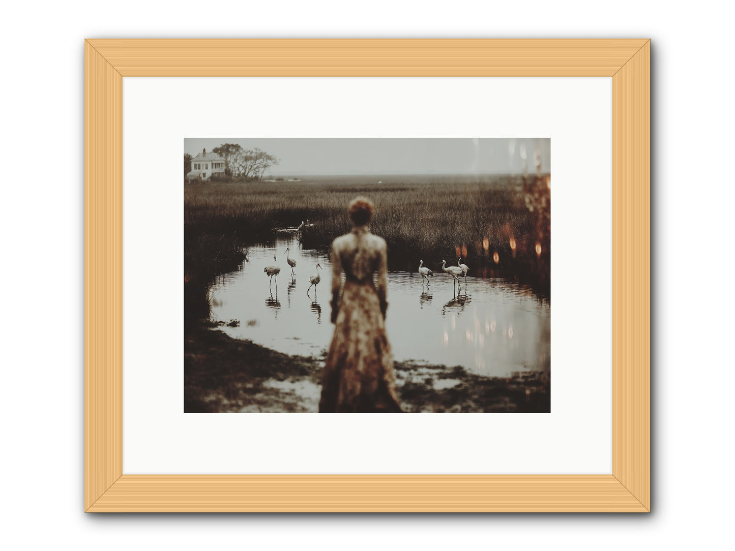 Instructions for Flight -- Framed Print - Natural 12x9