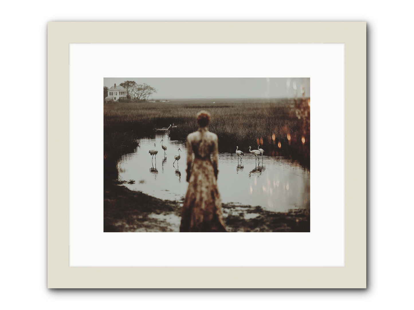 Instructions for Flight -- Framed Print - White 12x9